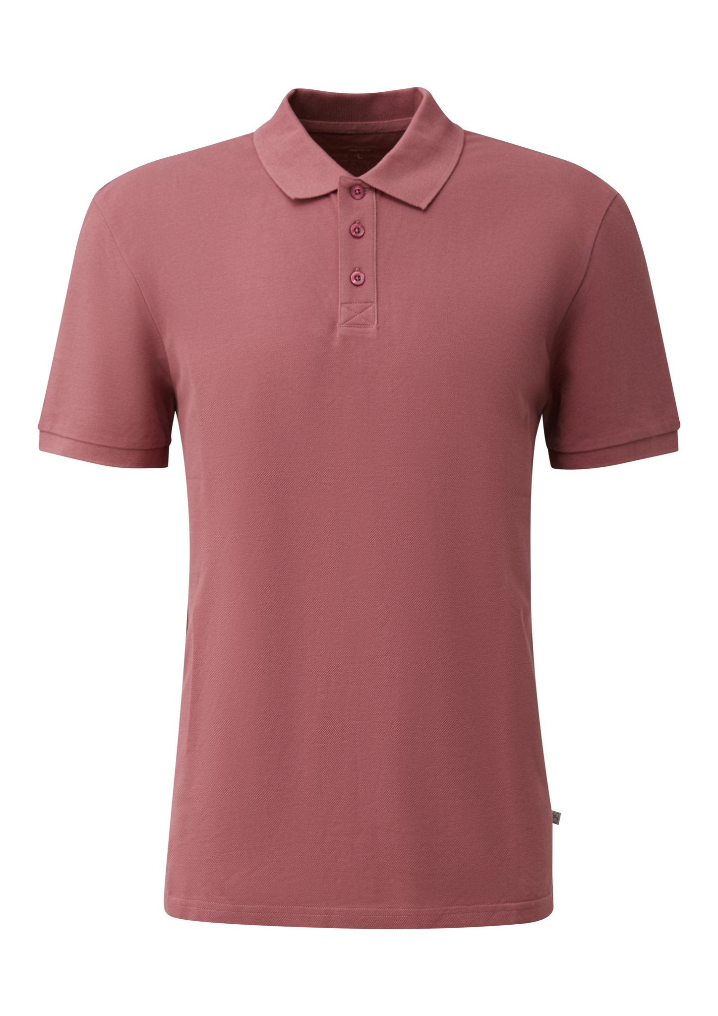 QS by S.Oliver Herren Polo-Shirts Lilac/Pink