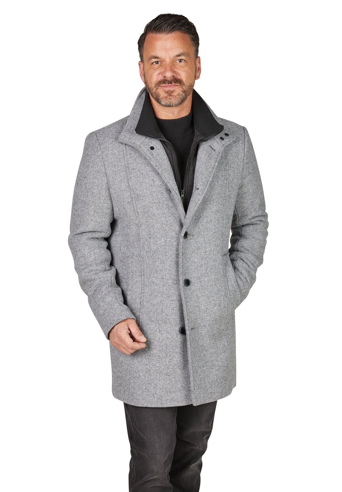 Calamar Herren Jacken Light Grey