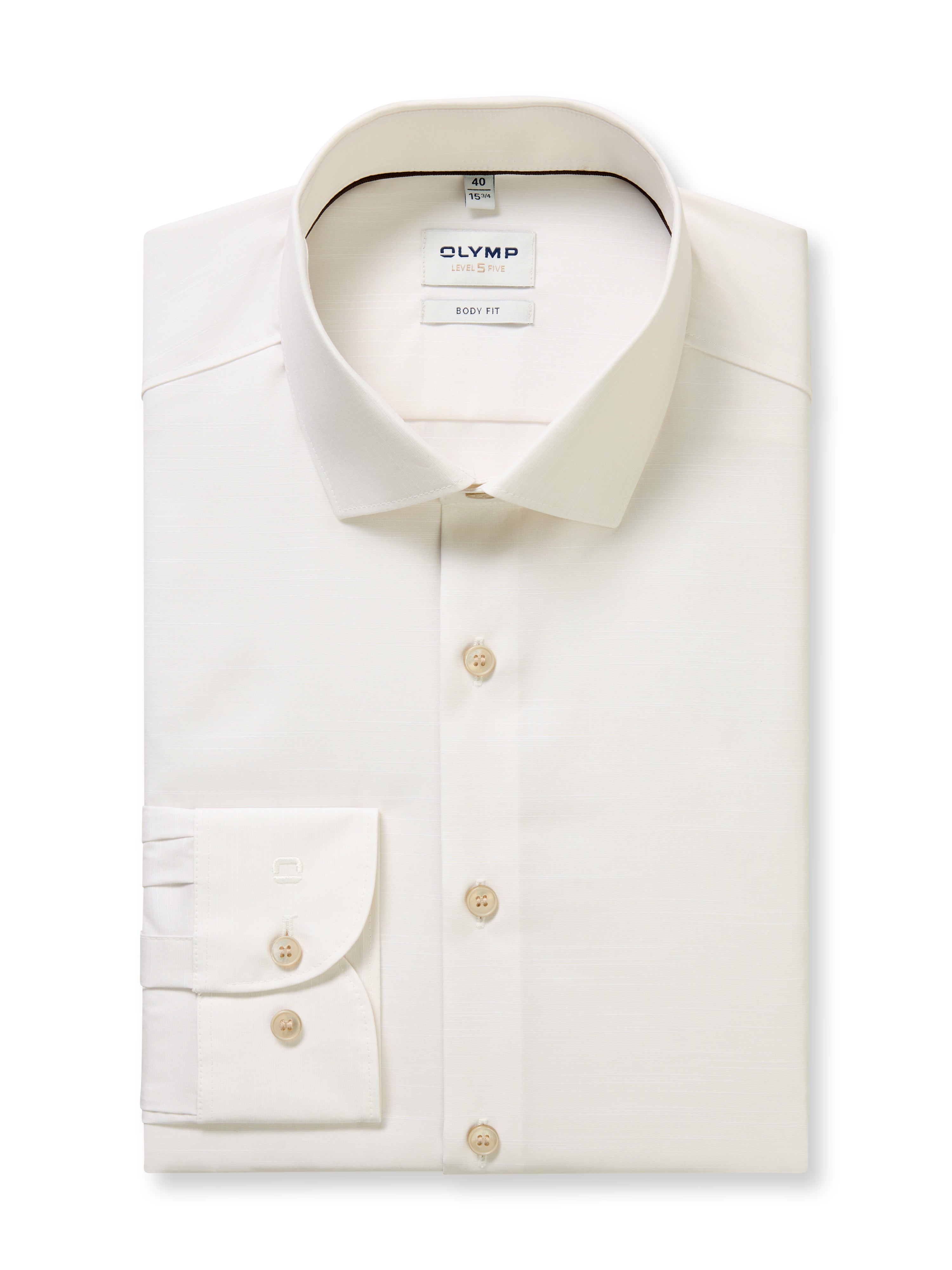 Olymp Herren Hemden lang  Hellbeige