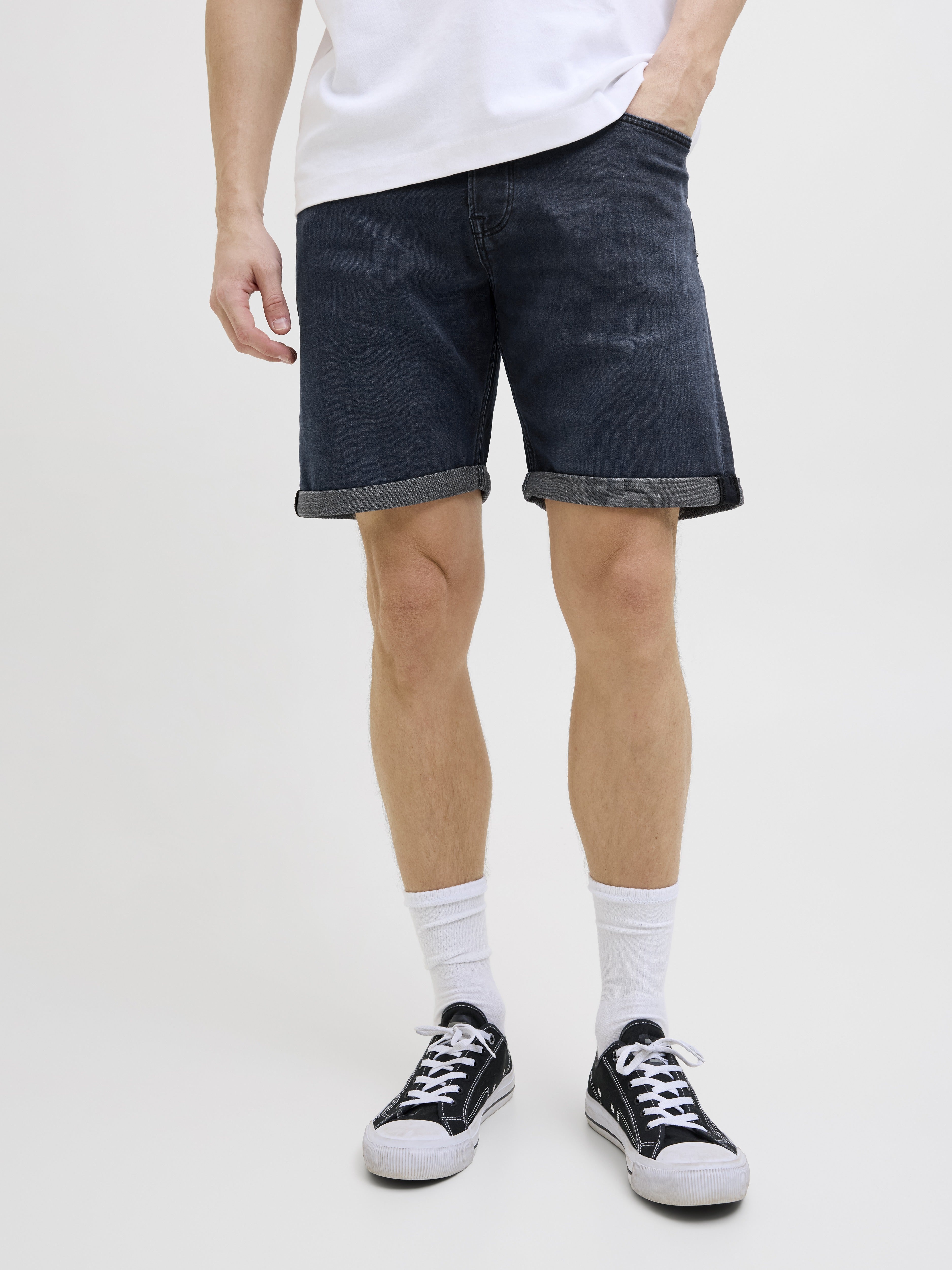 Jack & Jones Herren Shorts Blue Denim