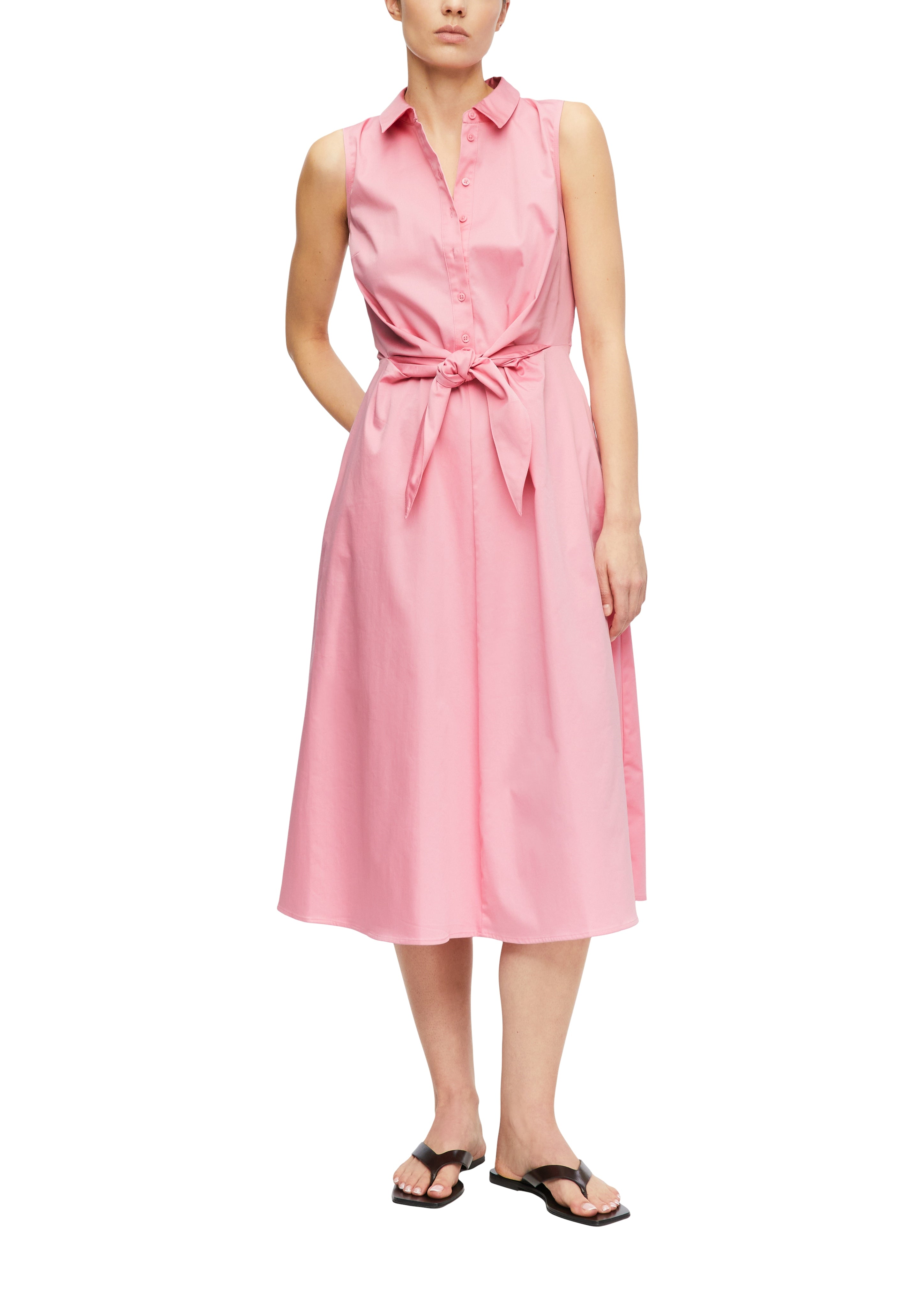 Comma Damen Kleider Lilac/Pink