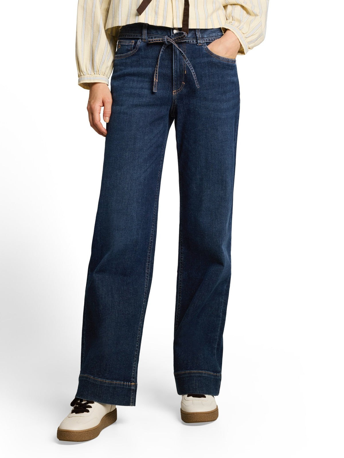 Tom Tailor denim Damen Jeans Used Dark Stone