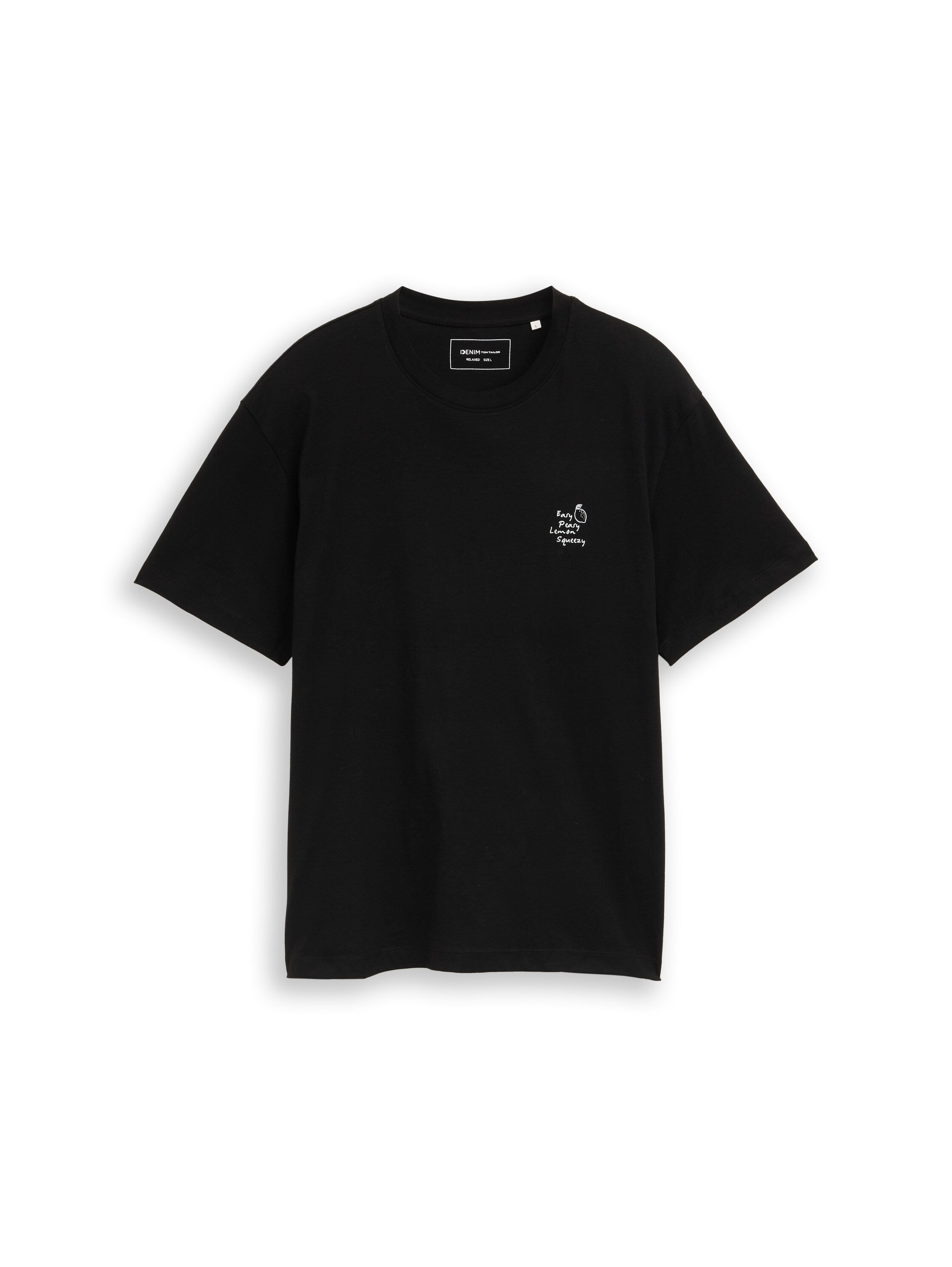 Tom Tailor denim Herren T-Shirts kurz Black