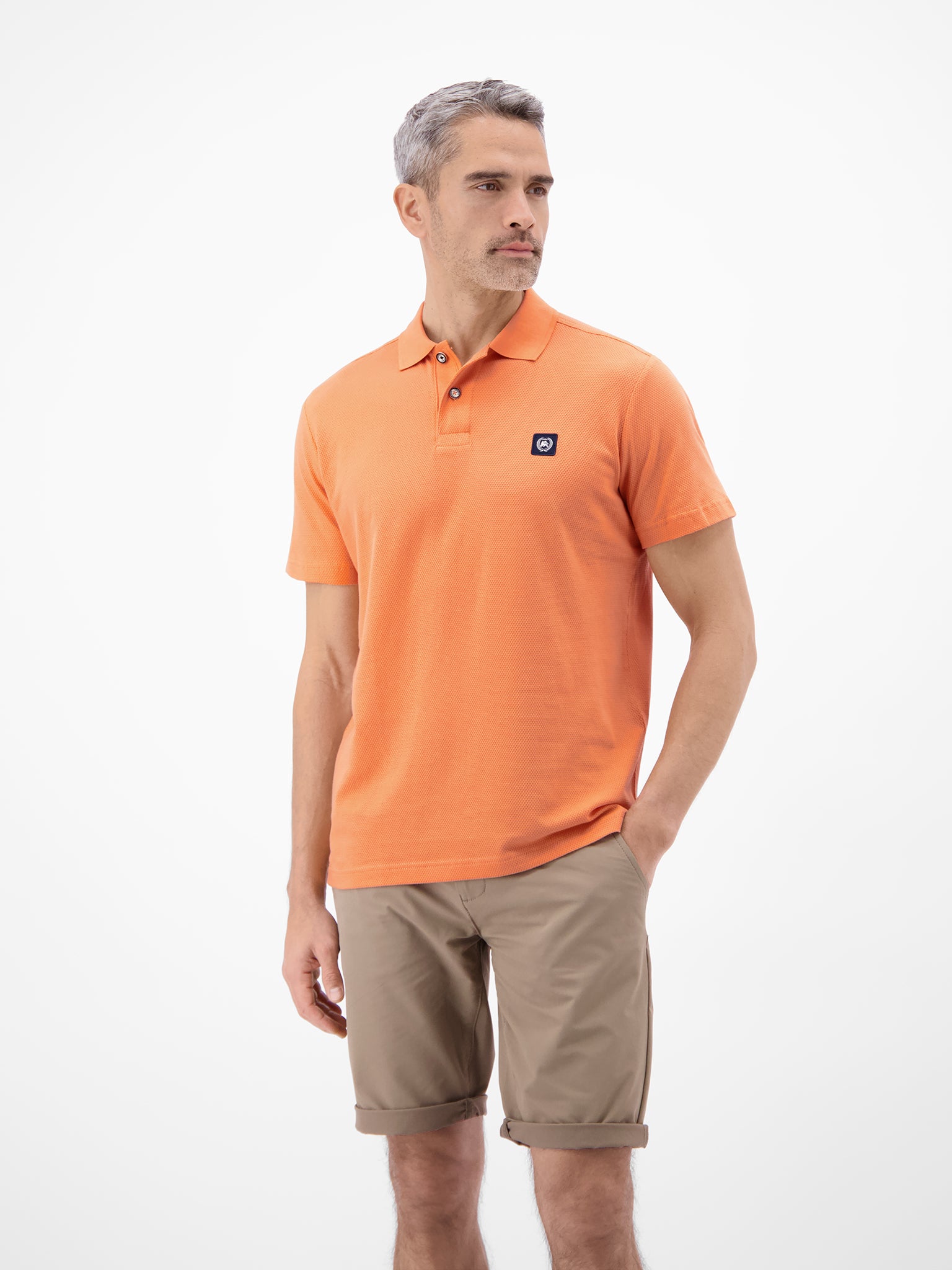 Lerros Herren Polo-Shirts Pale Papaya