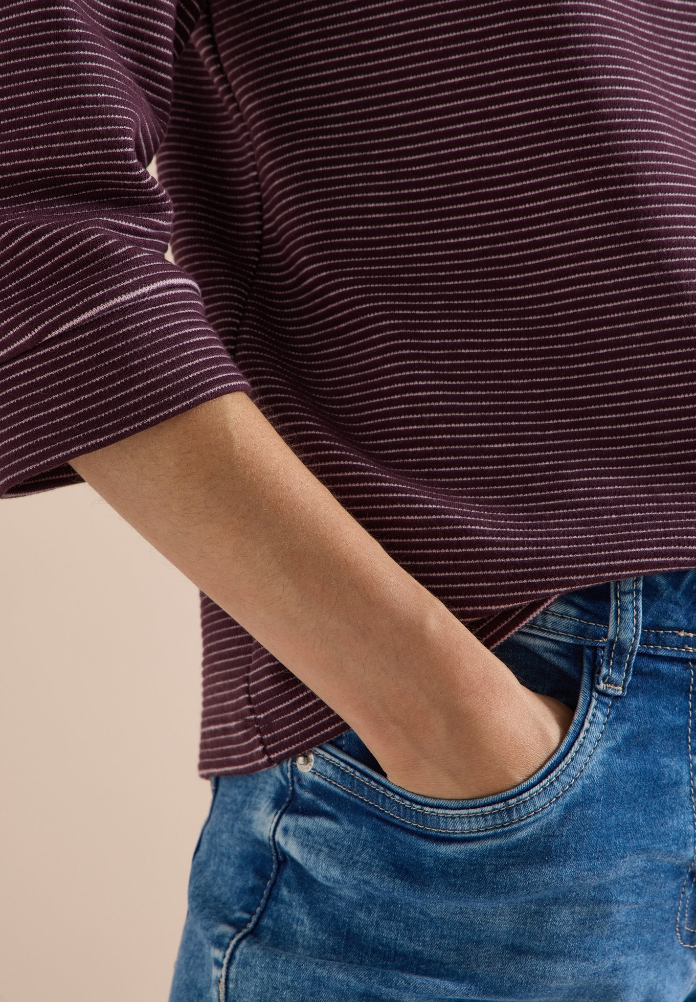 Cecil Damen T-Shirts  Berry Red