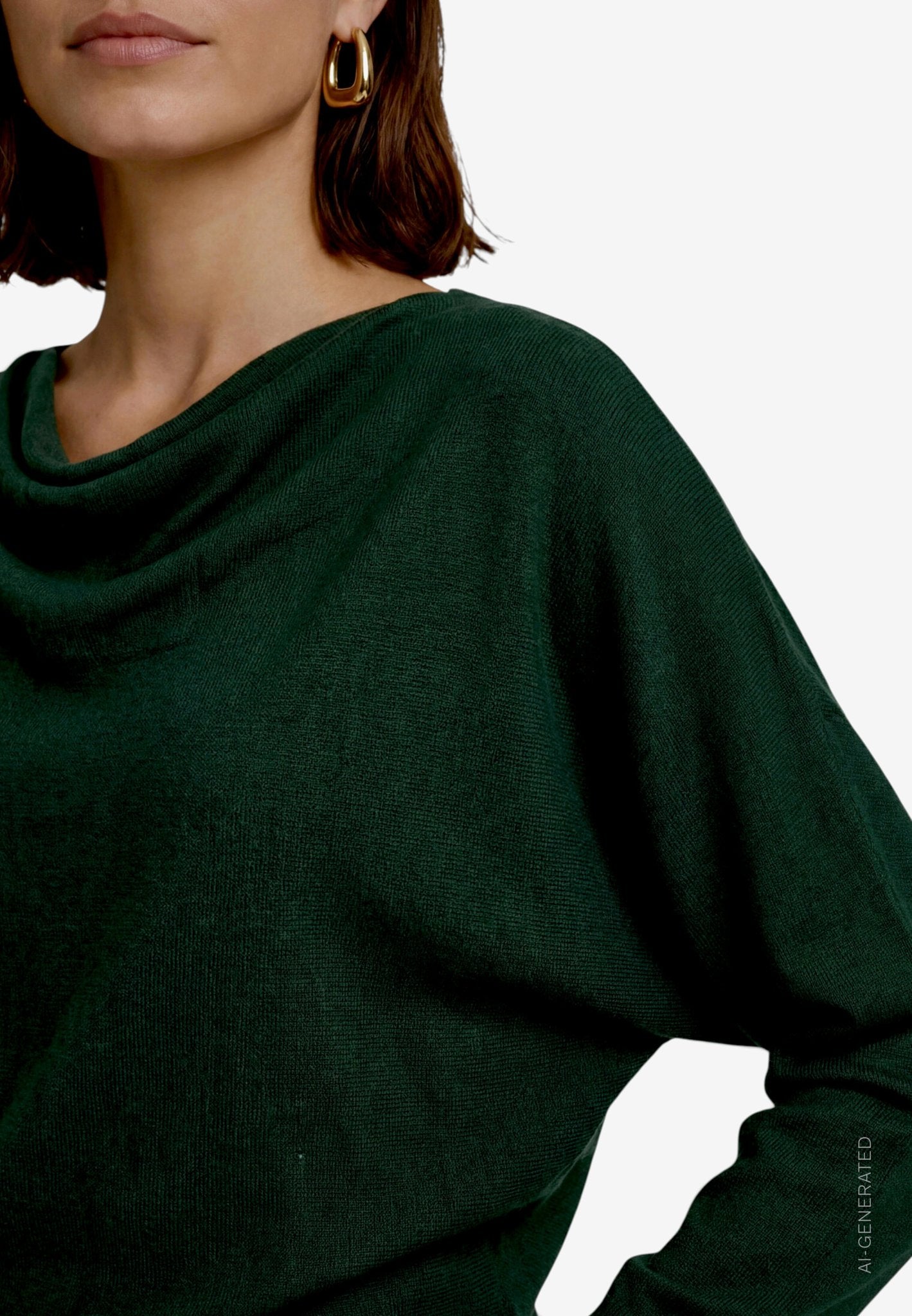 Zero Damen Pullover Green Forest