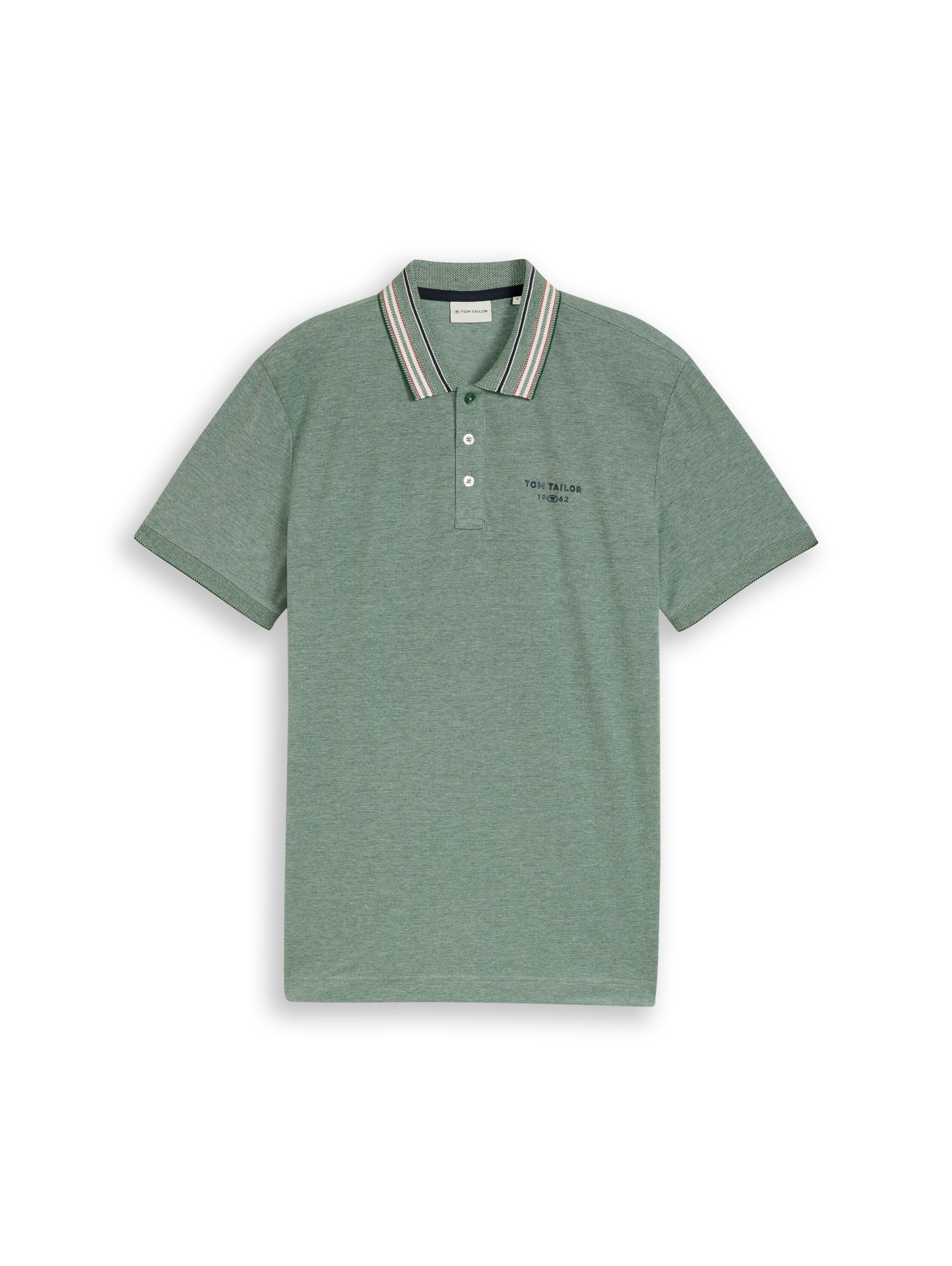 Tom Tailor Herren Polo-Shirts Garden Green