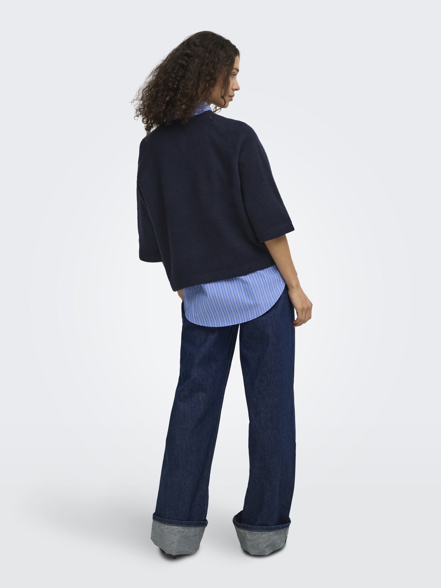 only Damen Pullover Night Sky/Melan