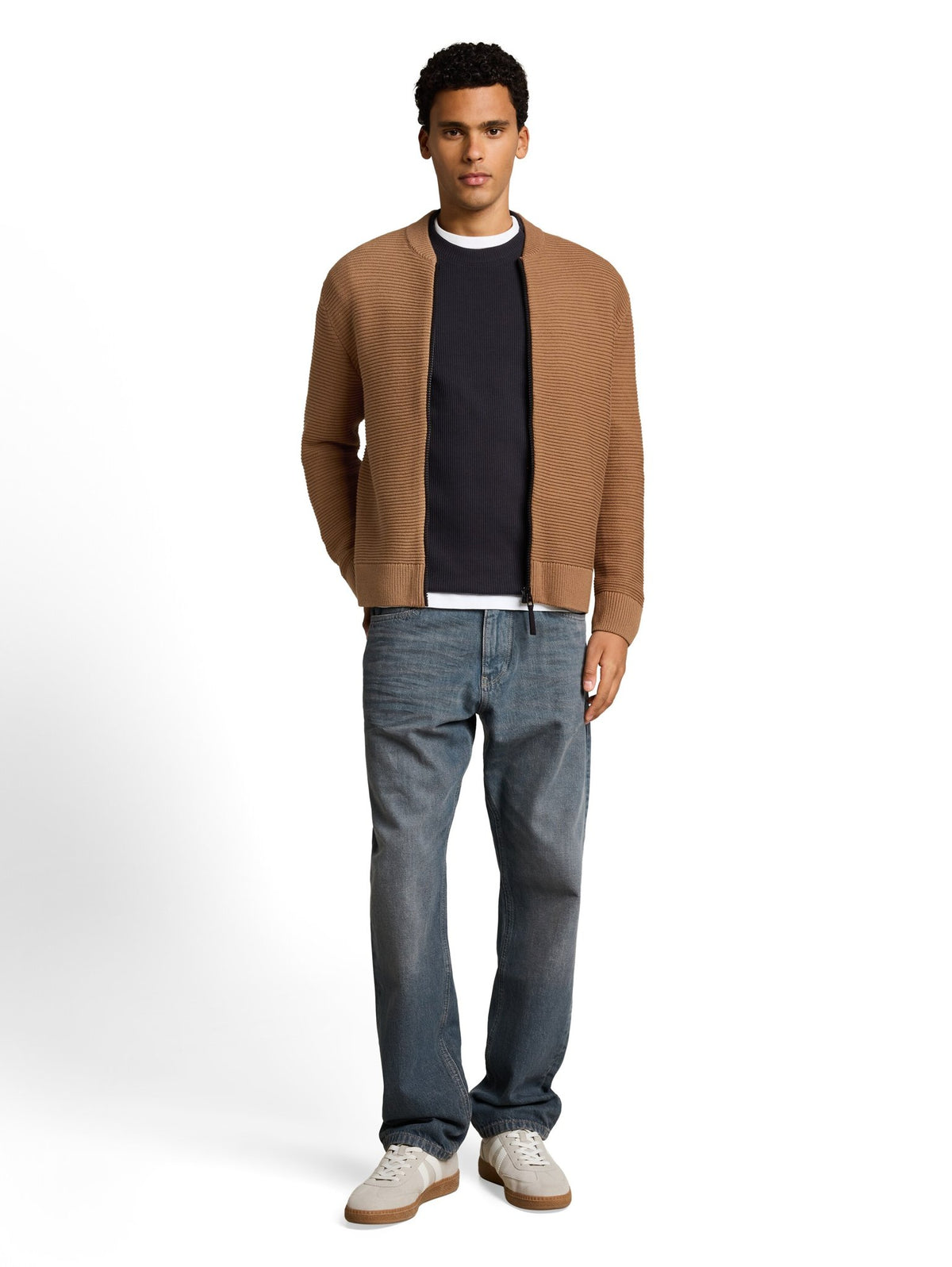 Tom Tailor denim Herren Pullover Malt Brown