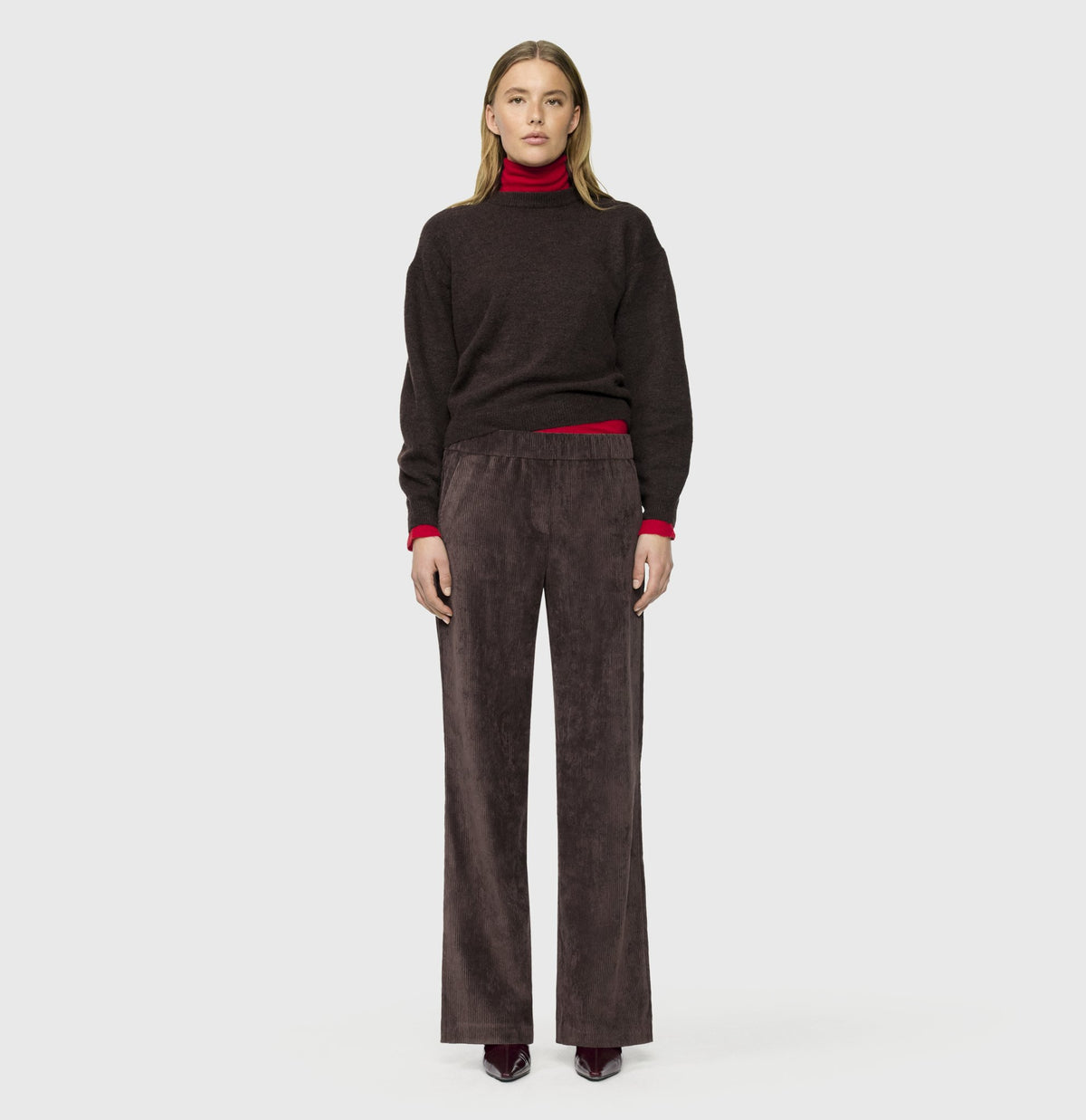 Mac Damen Hosen Truffle Brown