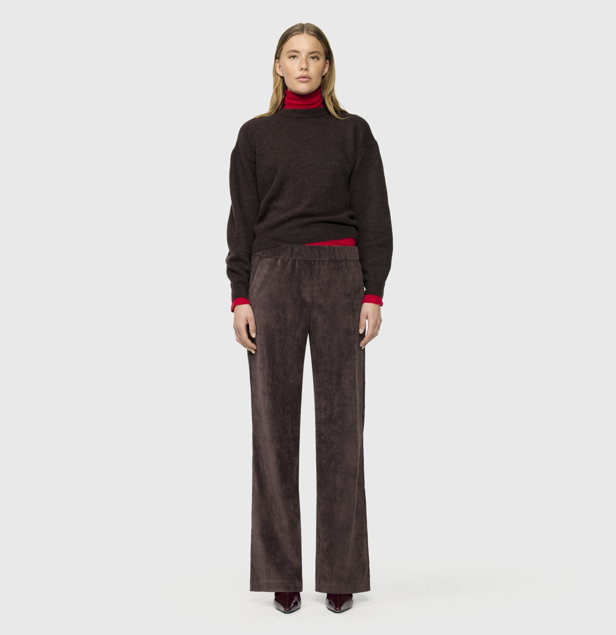 Mac Damen Hosen Truffle Brown