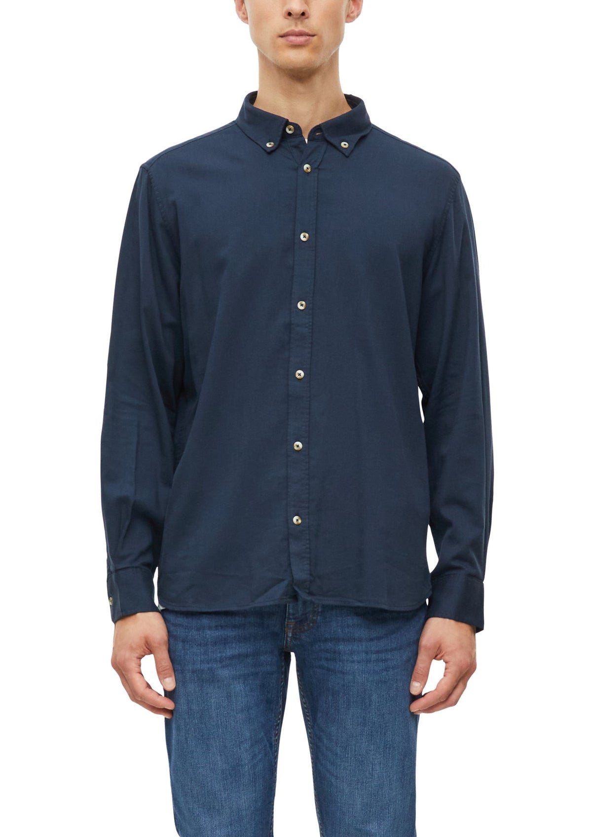 S. Oliver red Herren Hemden lang  Blue