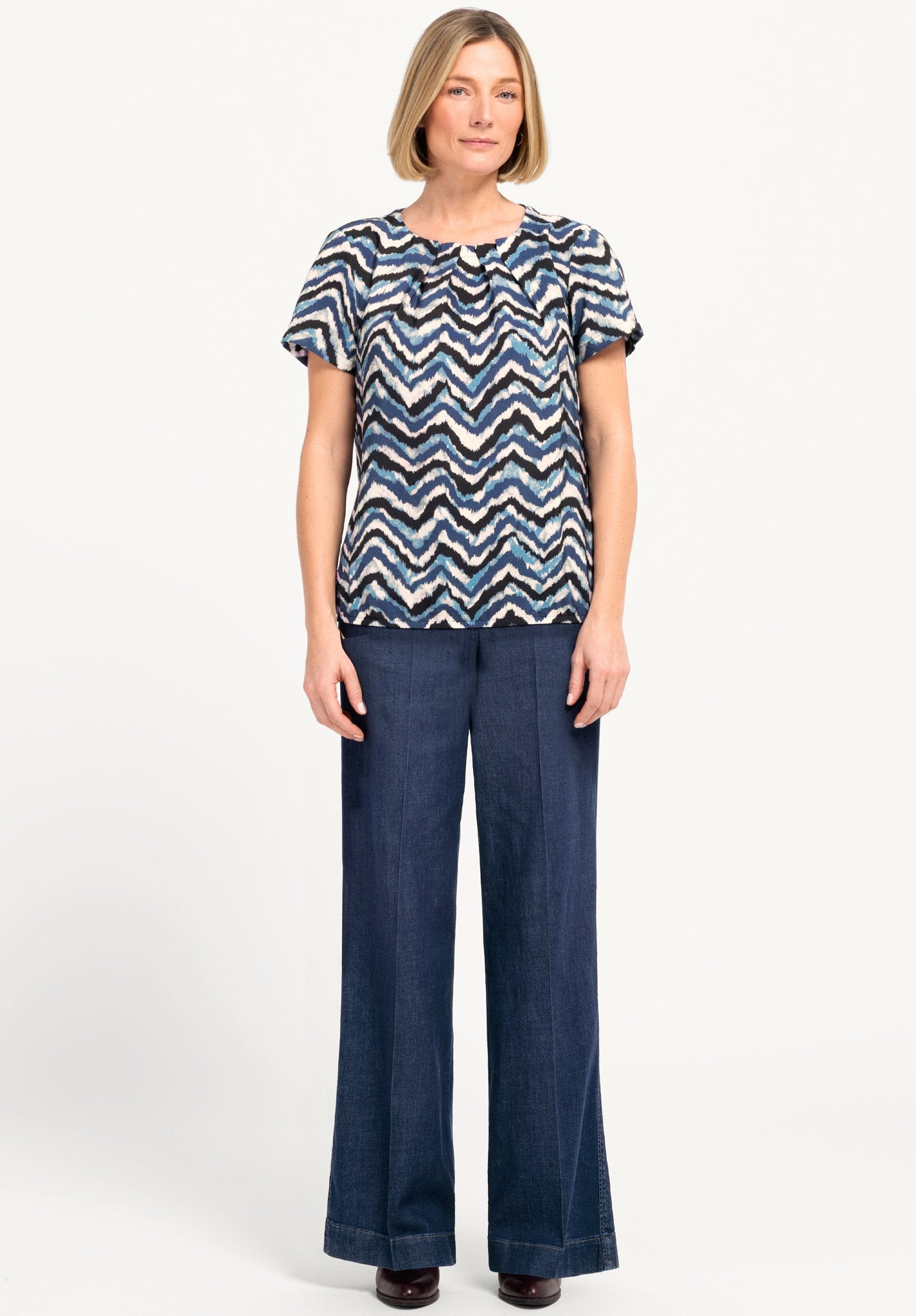 Bianca Damen Blusen Blue Mix
