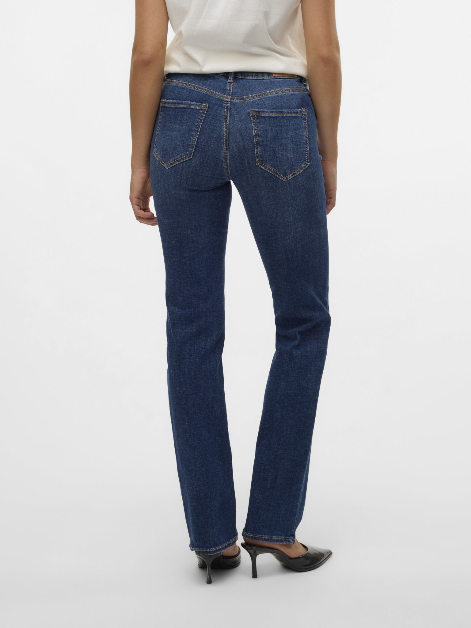 Vero Moda Damen Jeans Dark Blue Denim