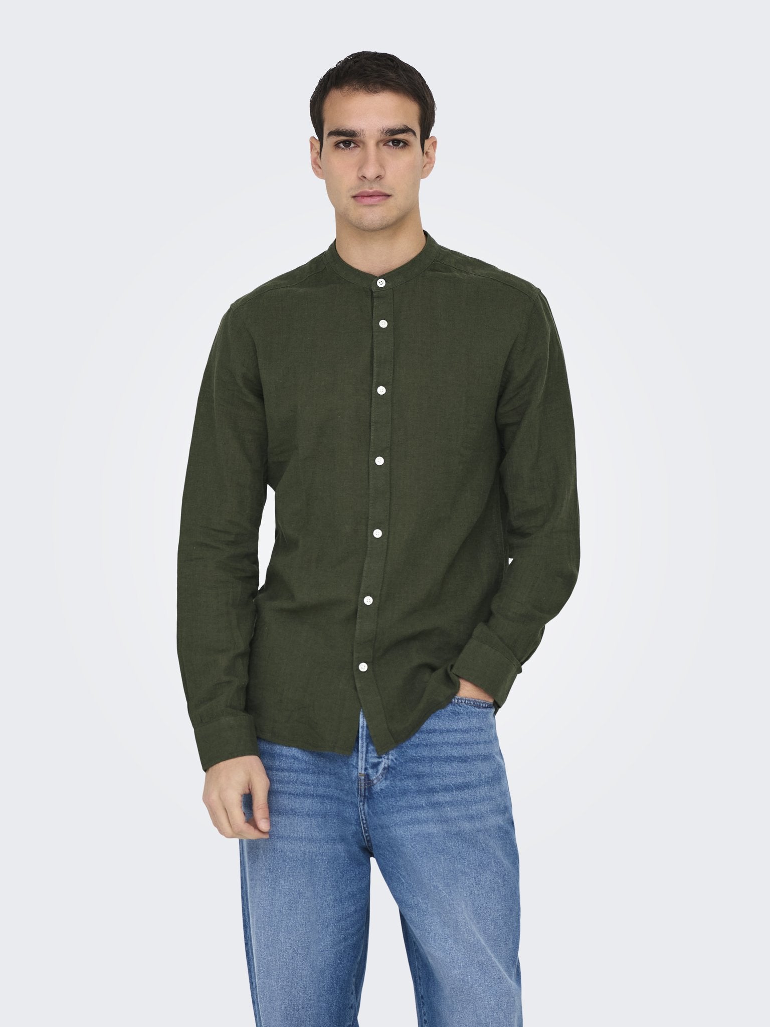 Only & Sons Herren Hemden lang Kambaba