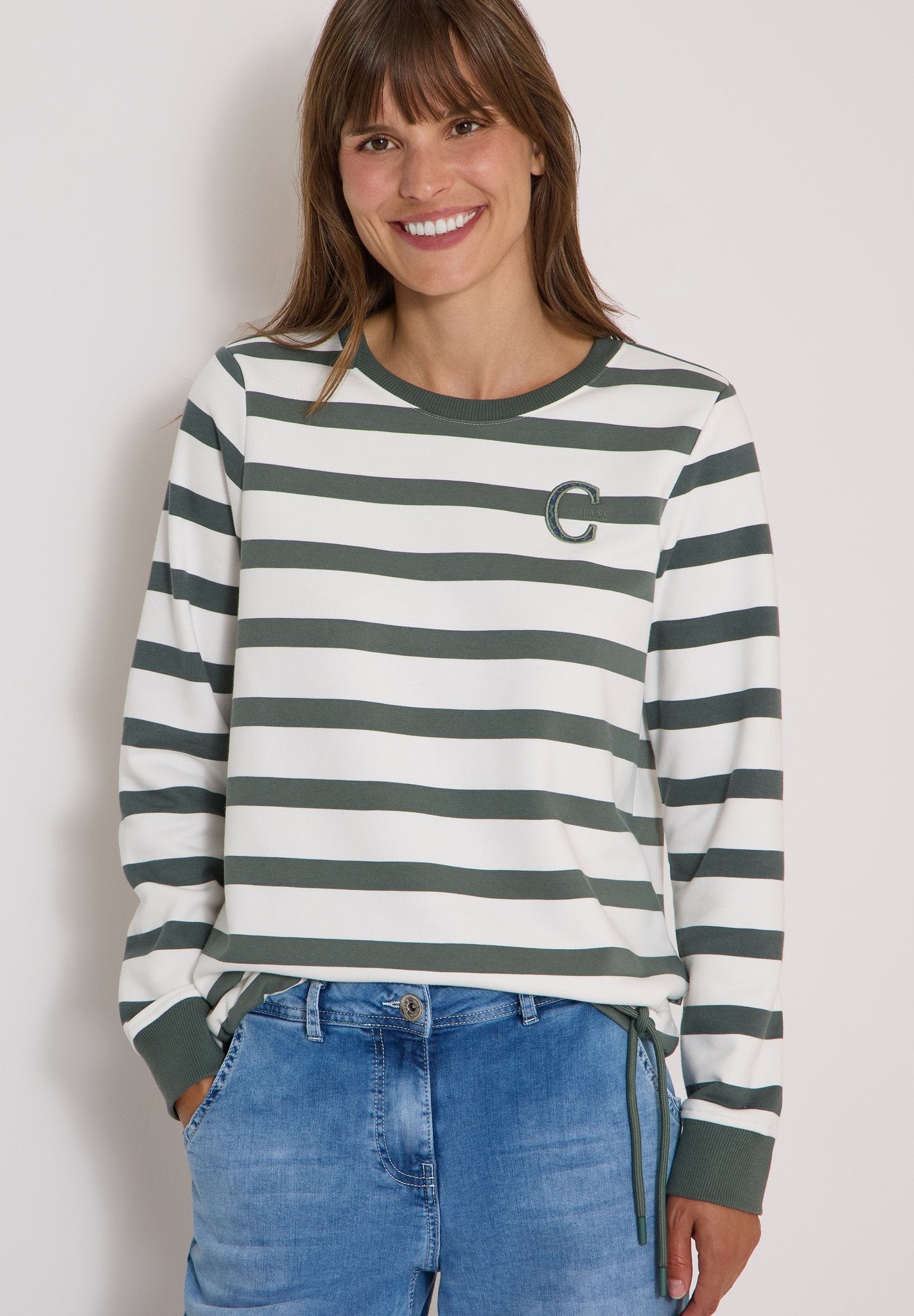 Cecil Damen Pullover  Dried Oli