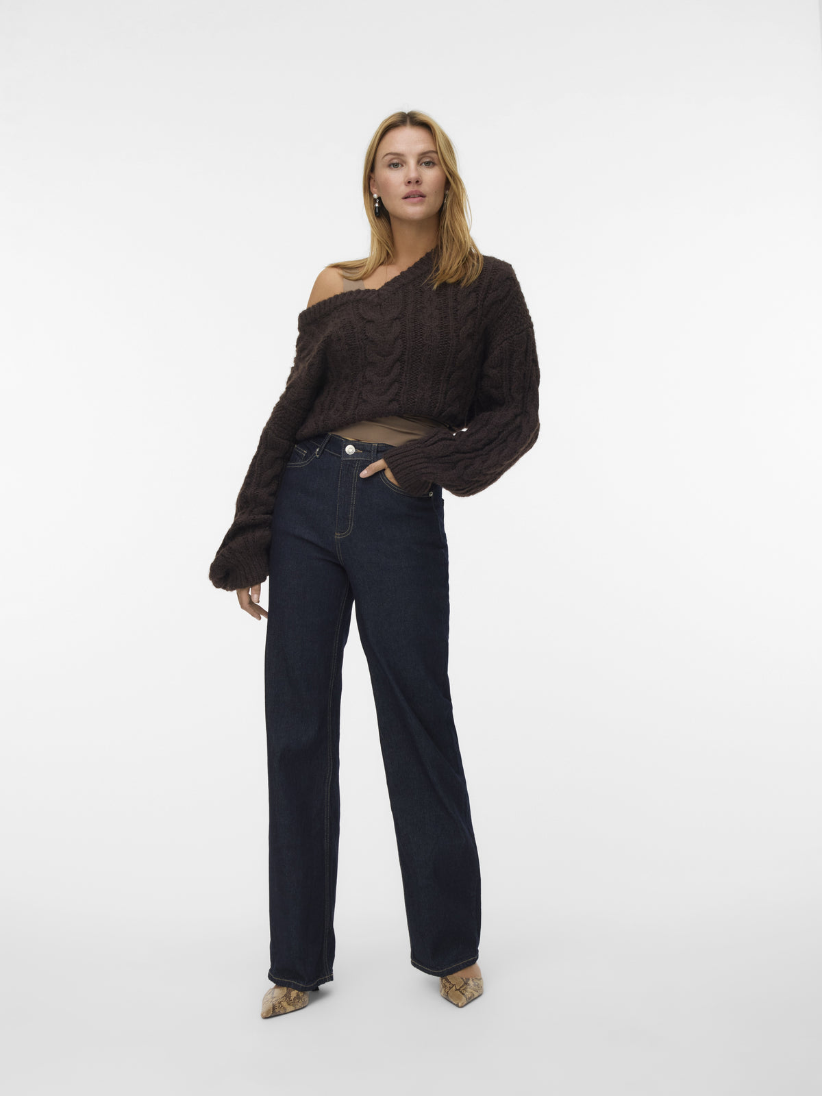 Vero Moda Damen Jeans Dark Blue Denim
