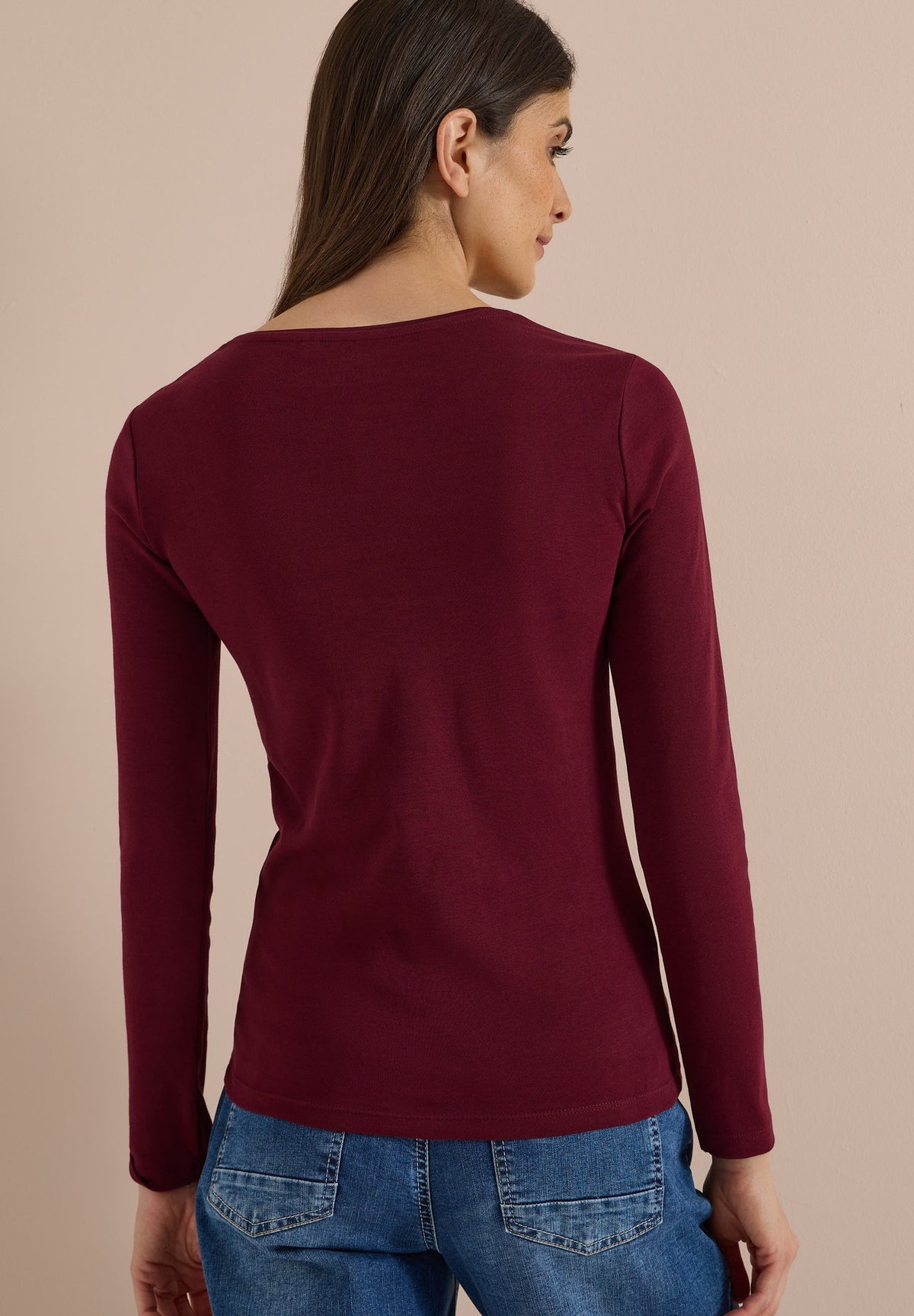 Cecil Damen T-Shirts Red Wine