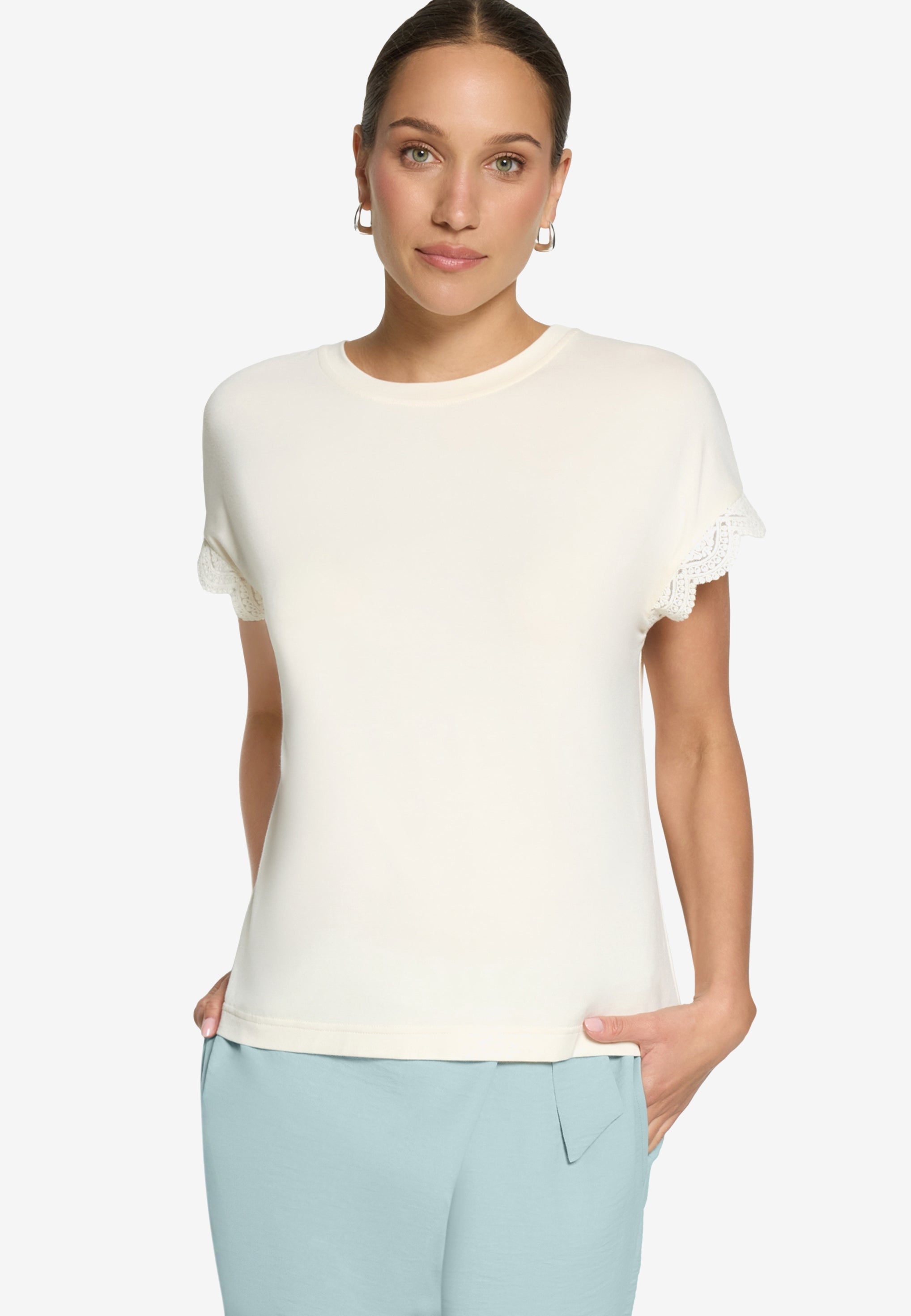 Zero Damen T-Shirts Eggnog