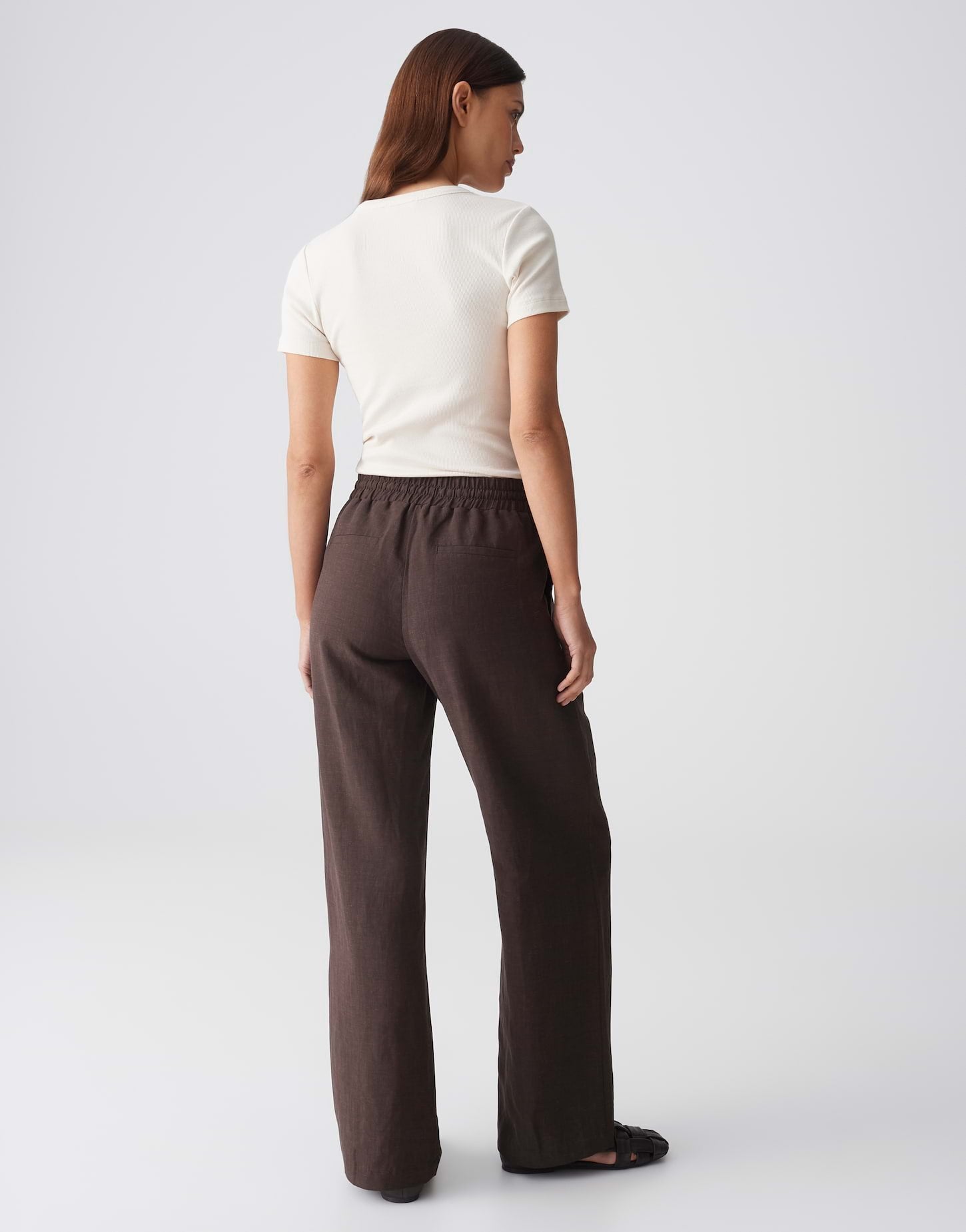 Opus Pants Damen Hosen Coffee Be