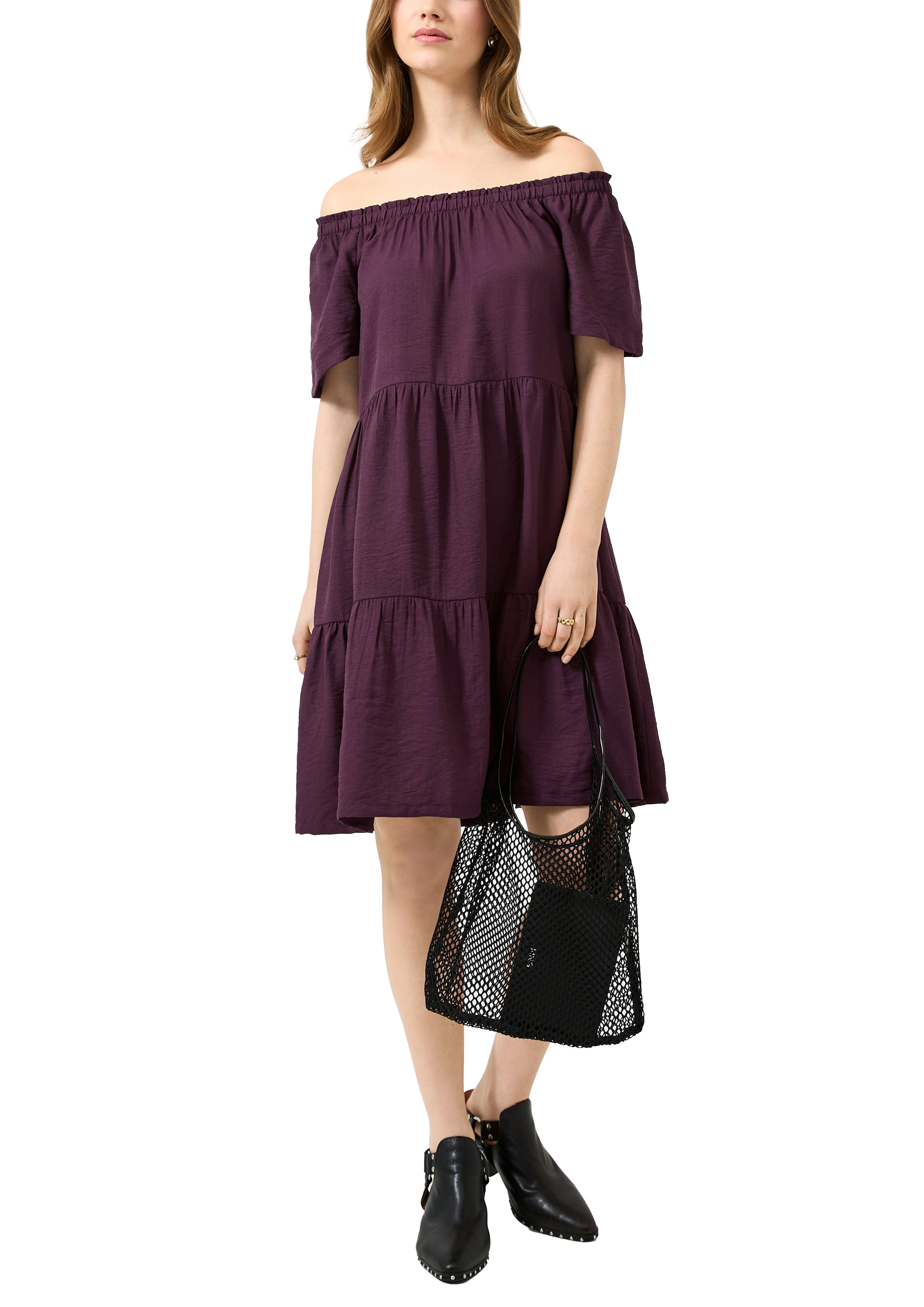 QS by S.Oliver Damen Kleider Lilac/Pink
