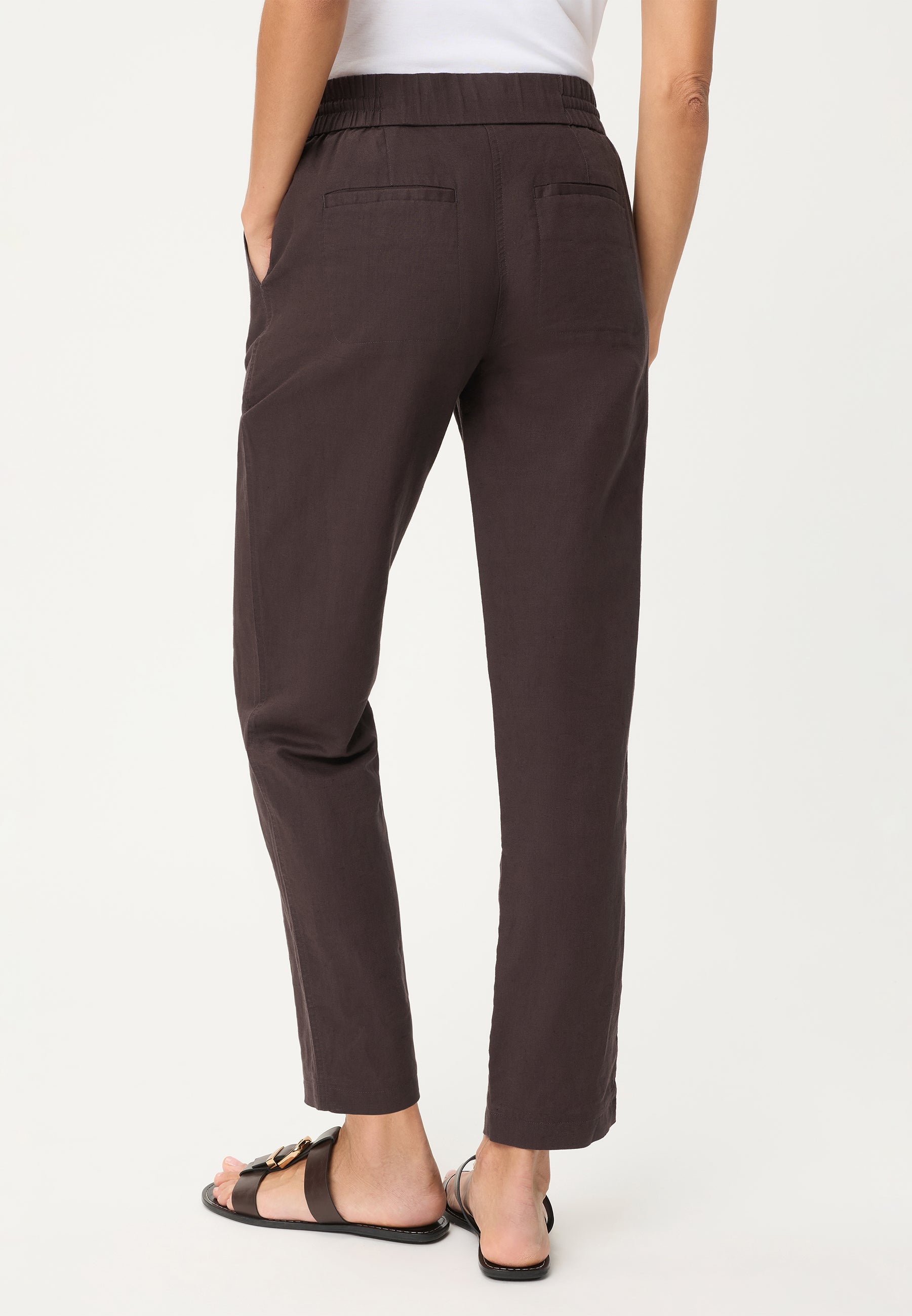 Olsen Damen Hosen  Dark Brow