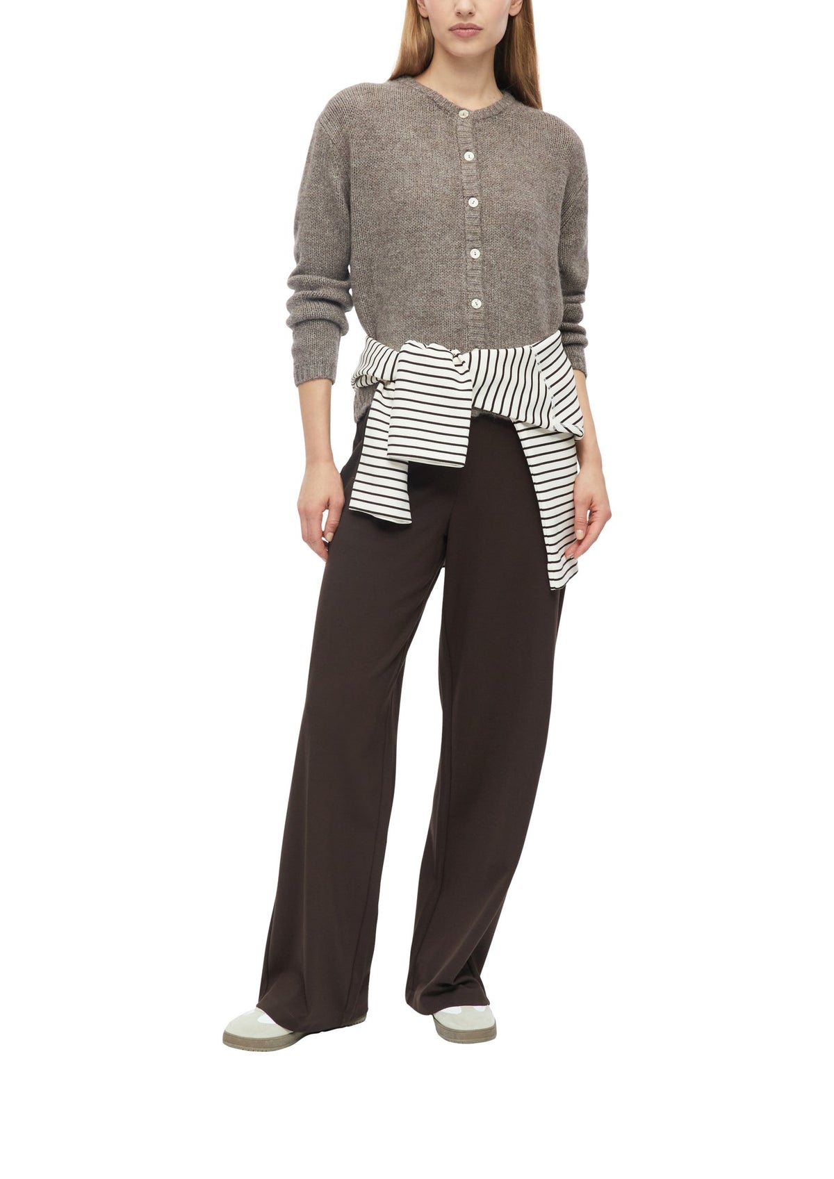 S. Oliver red Damen Strickjacken W Brown