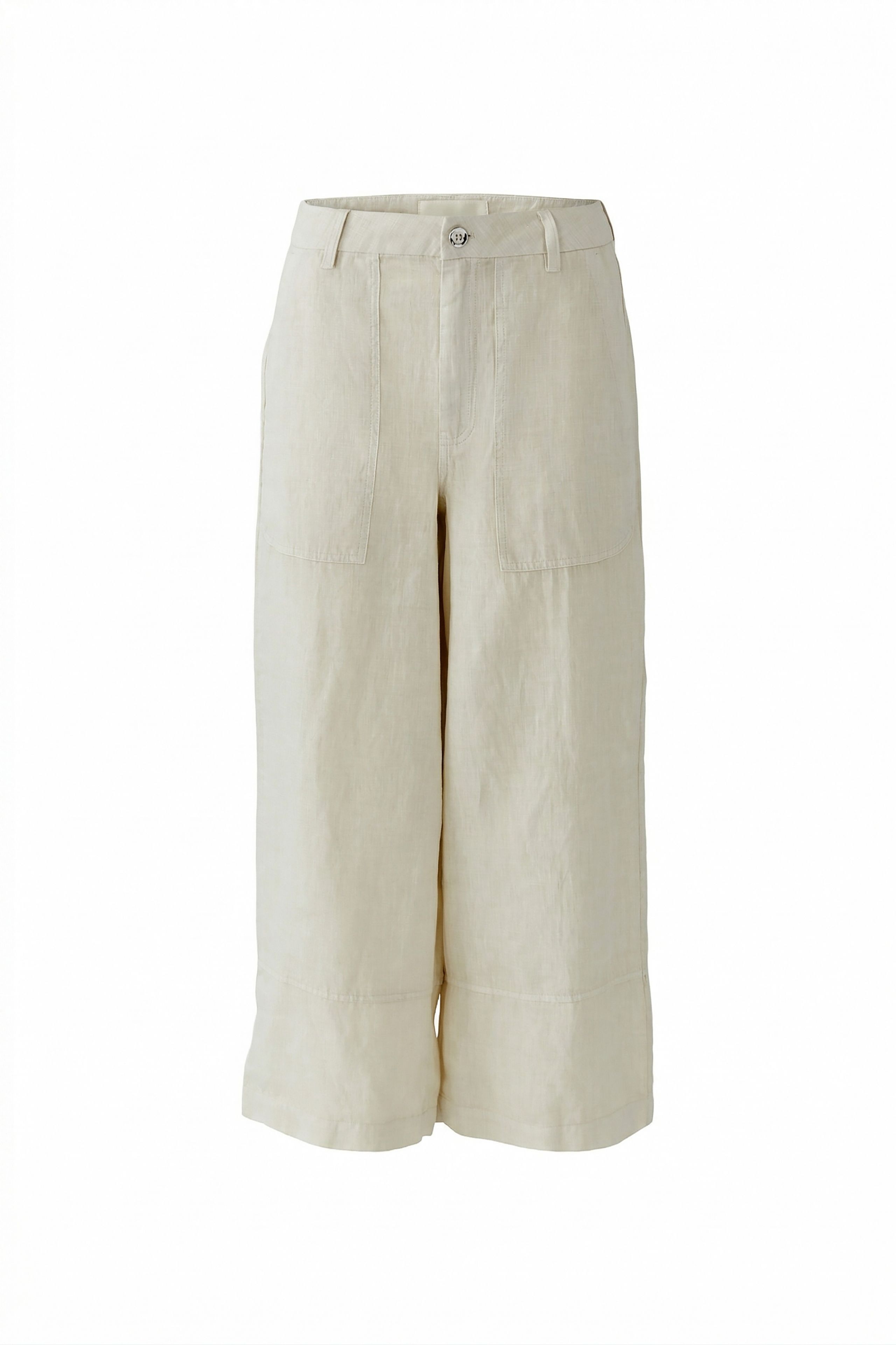 Oui Damen Jeans  Biscuit