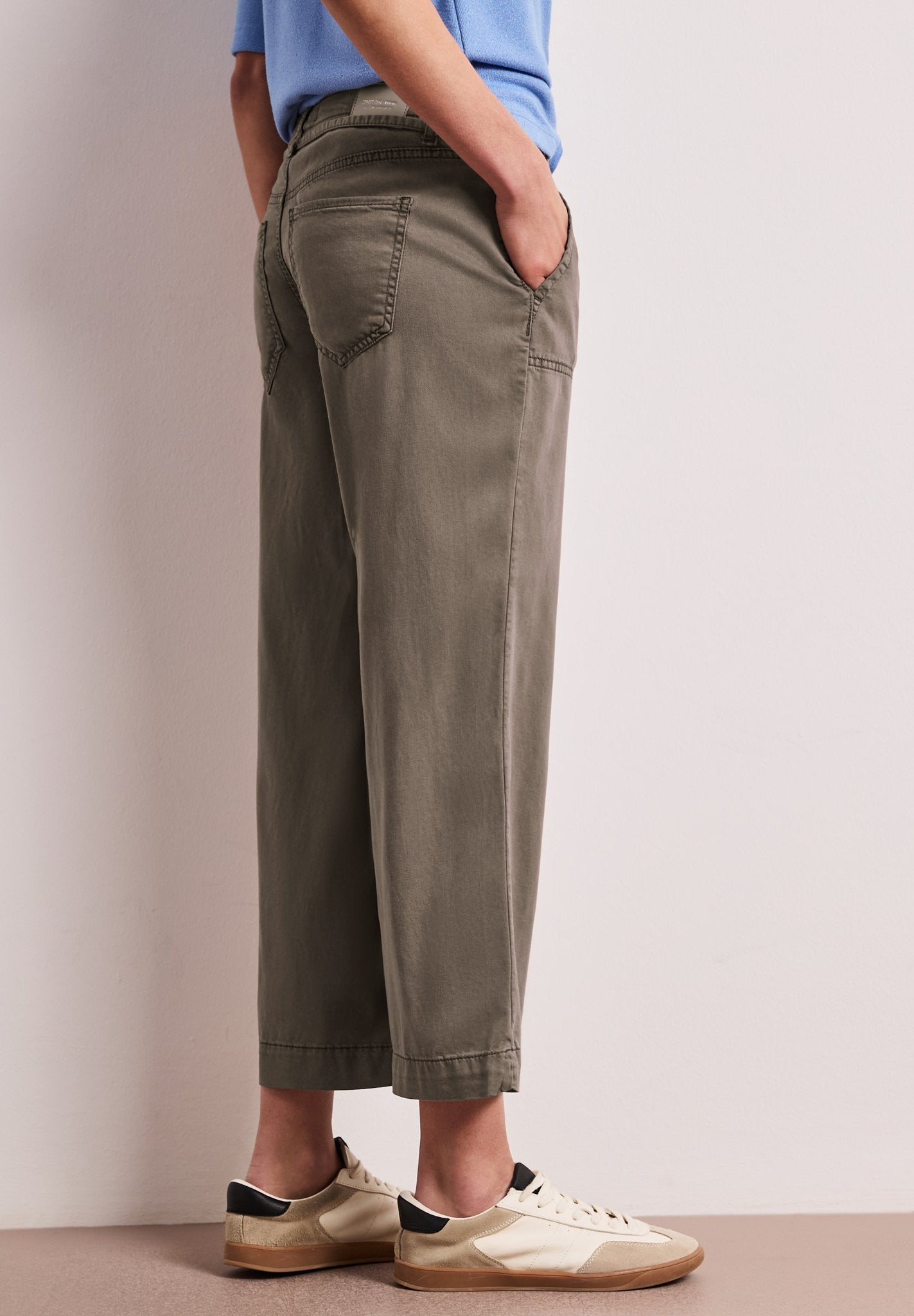 Street One Damen Hosen Brown Was