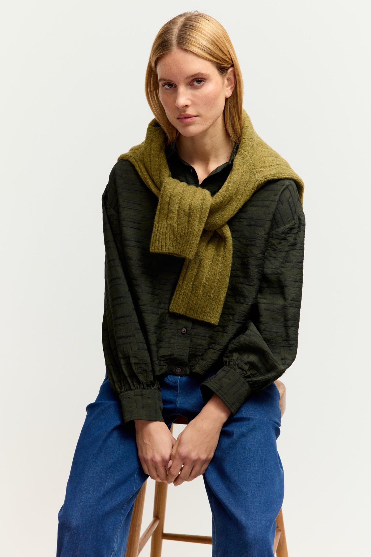 Fashion People Damen Pullover Autumn Pea Mela