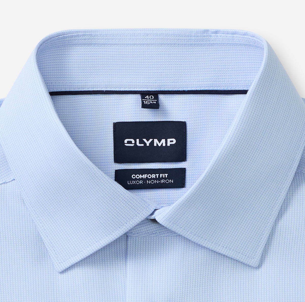 Olymp Herren Hemden lang Bleu