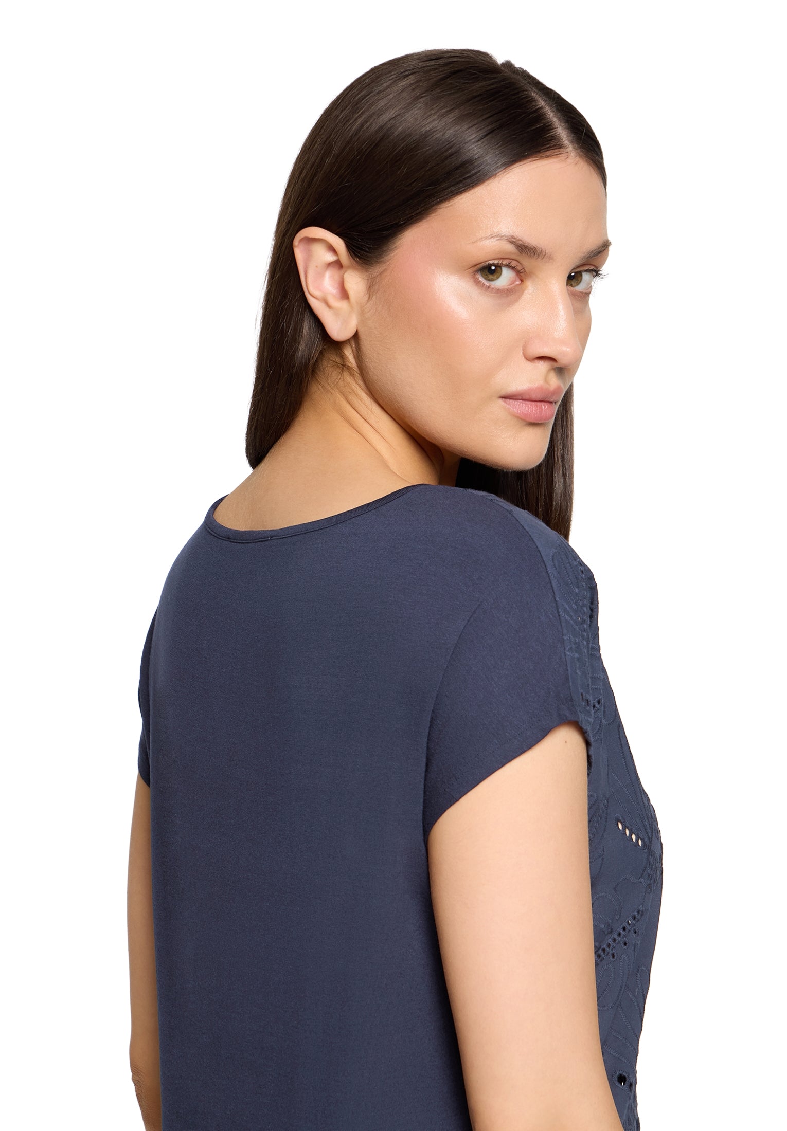 Betty & Co Damen T-Shirts Navy Blue