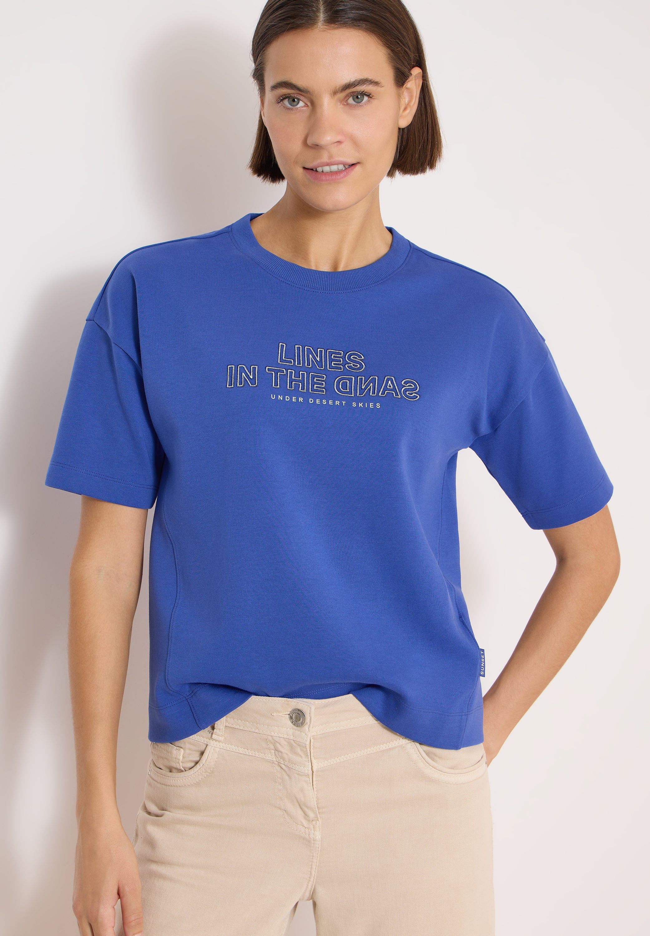 Cecil Damen Pullover Deep Rive