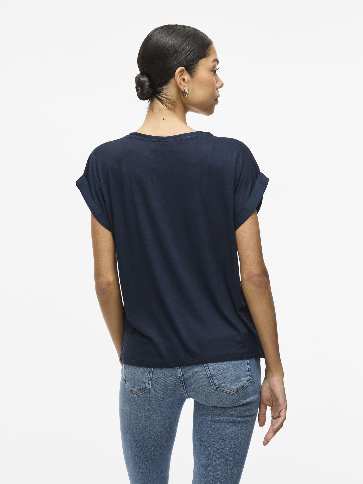 Vila Damen Tops Navy Blazer