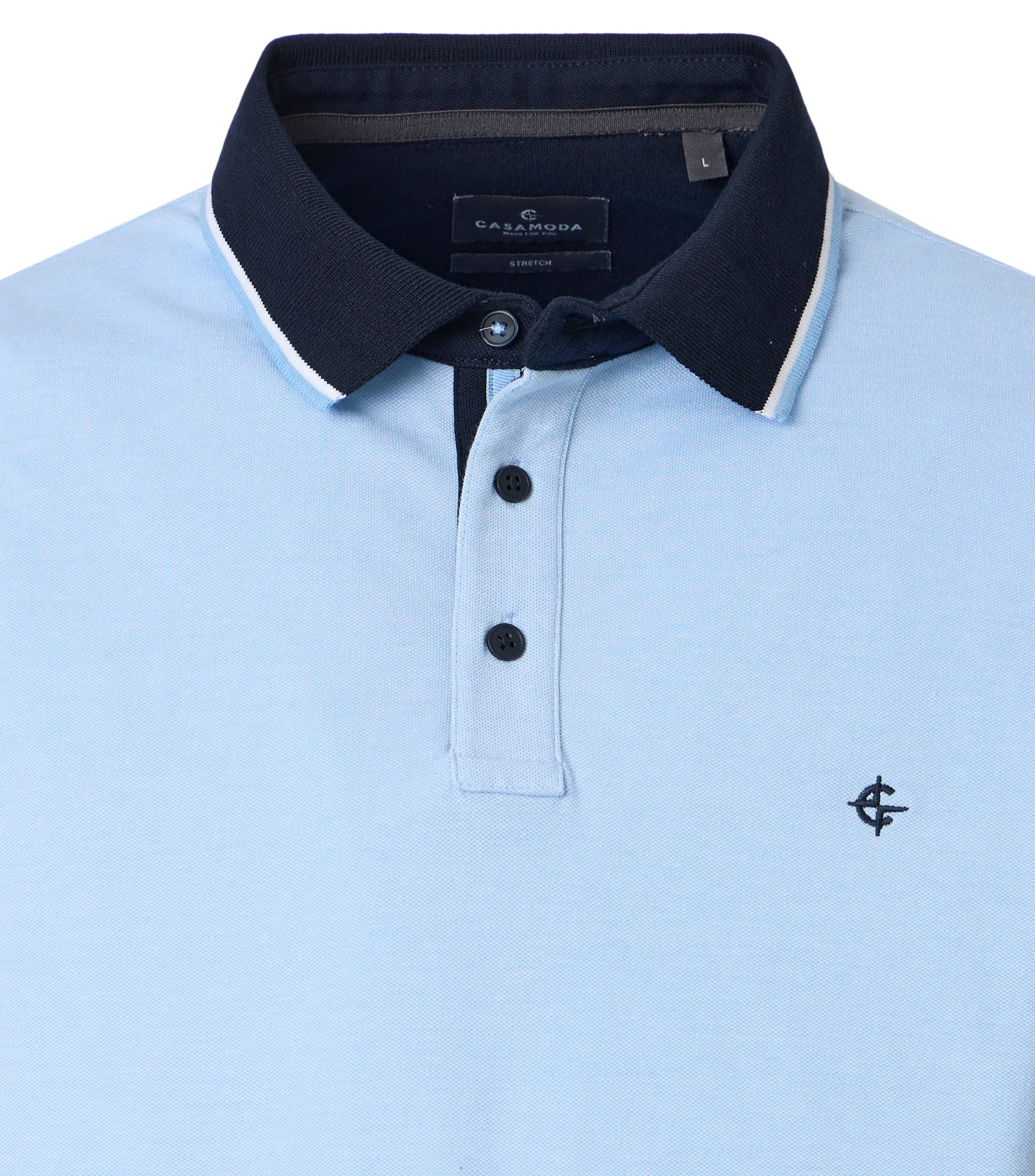 Casa Moda Herren Polo-Shirts  Blau