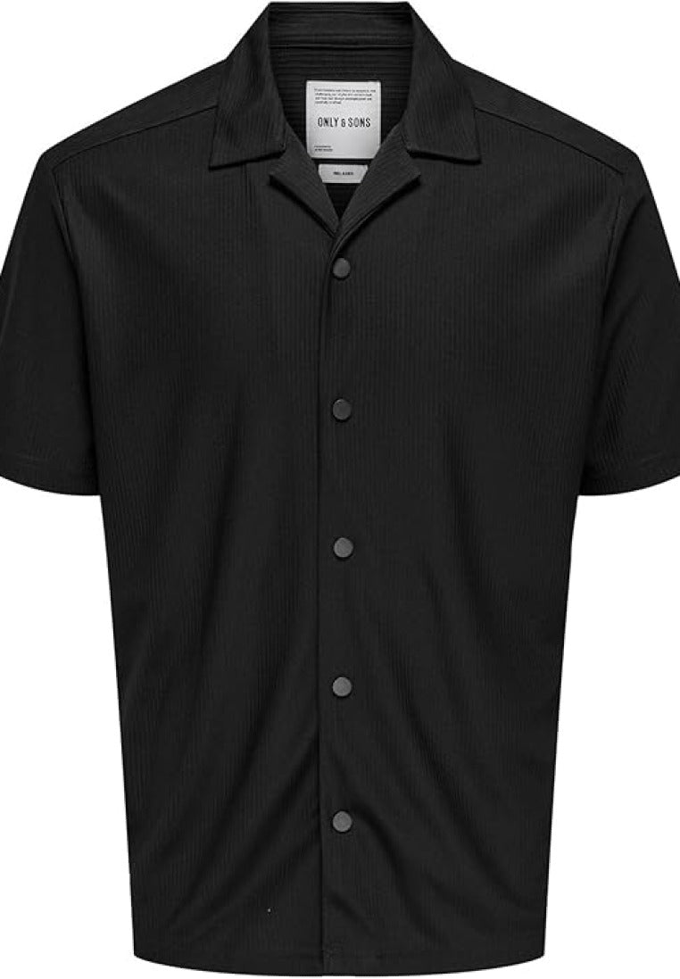 Only & Sons Herren Hemden lang Black