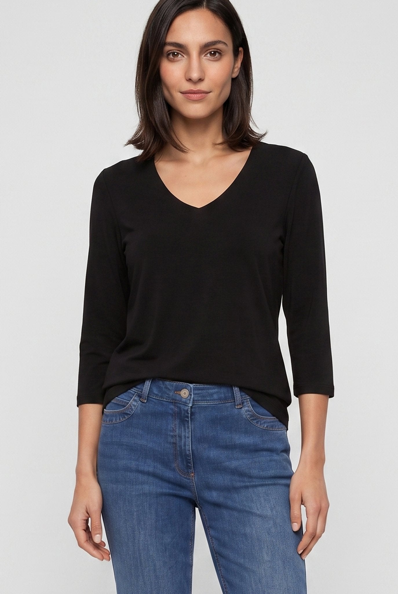 Olsen Damen T-Shirts  Black