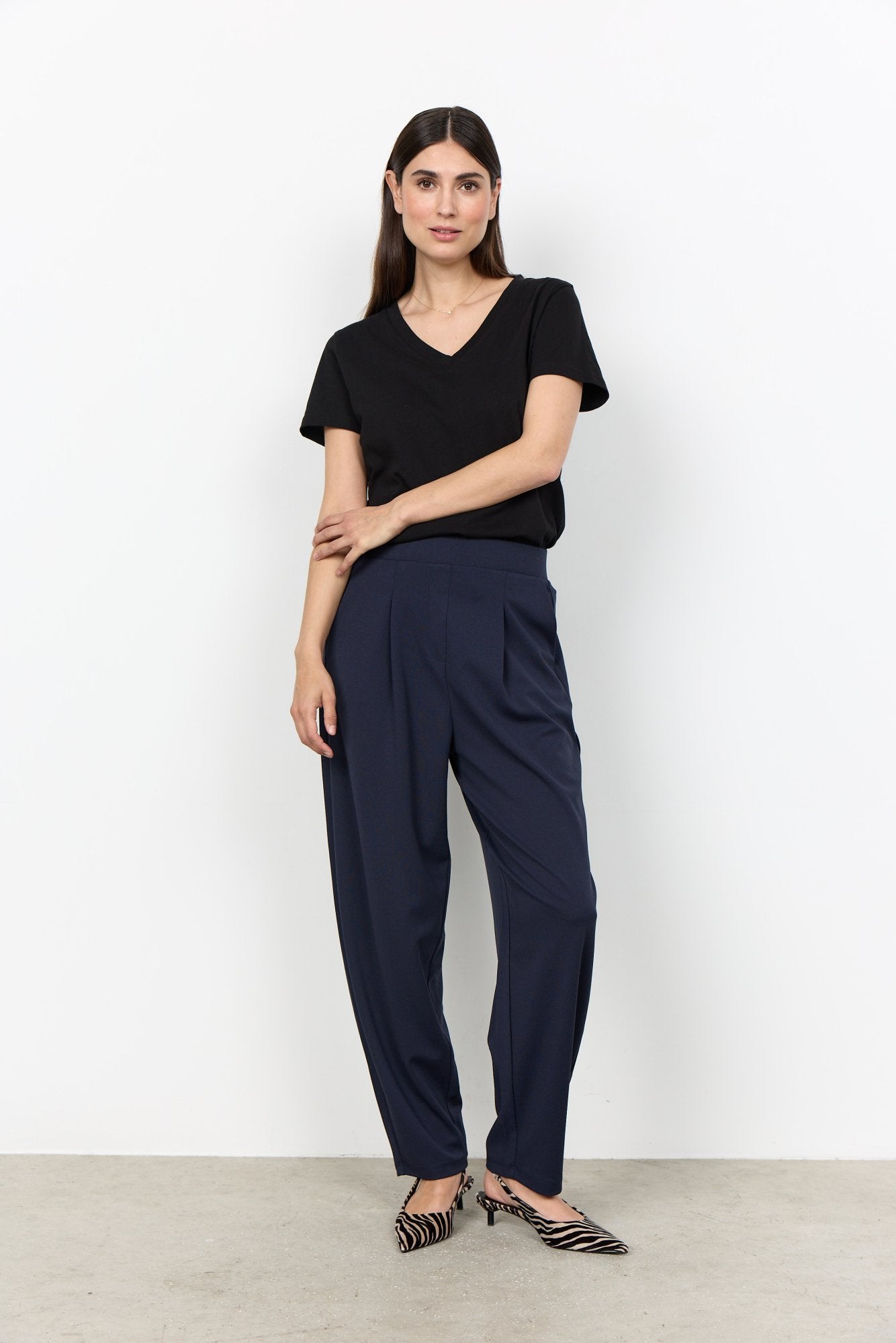 Soya Concept Damen Hosen Navy
