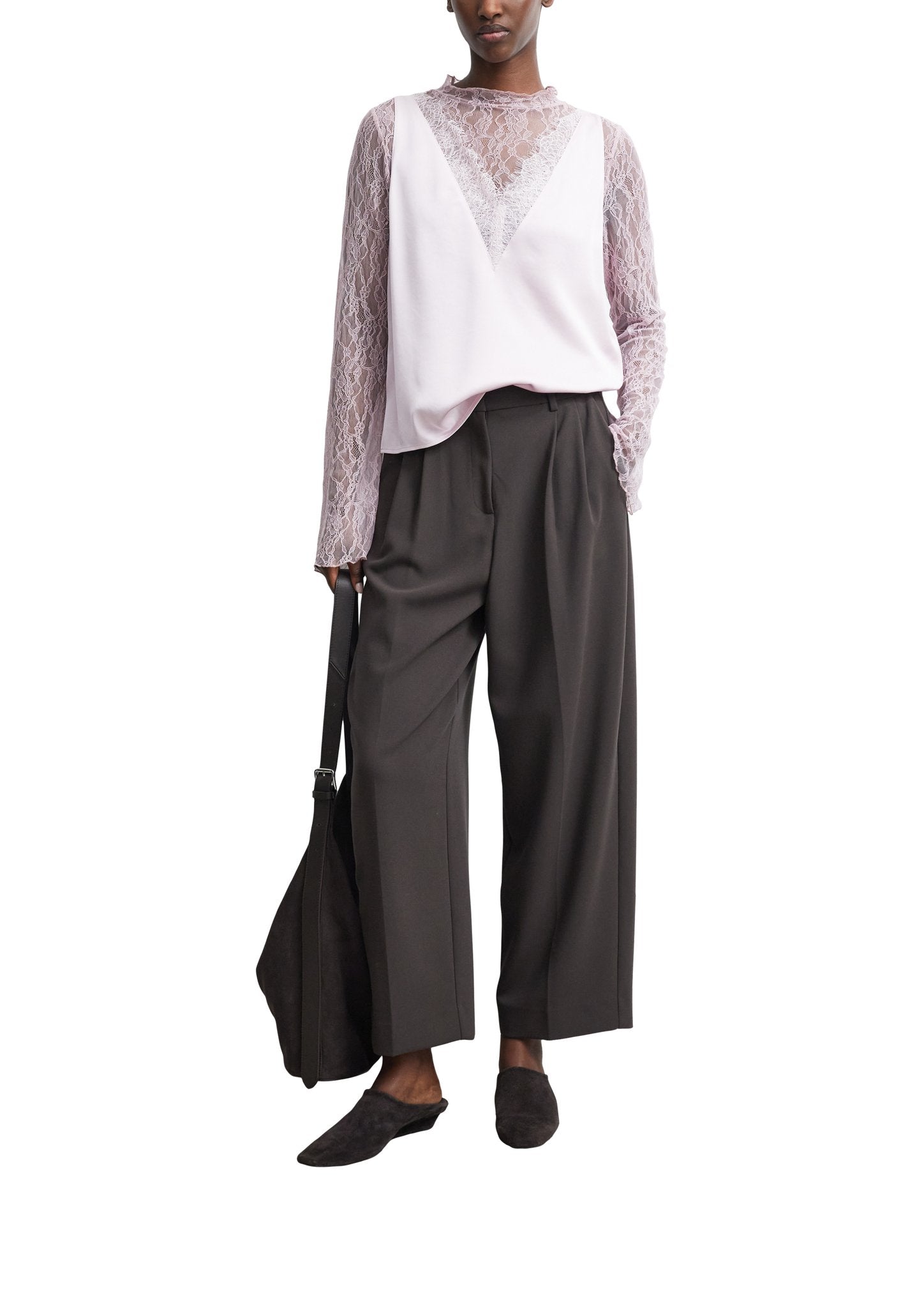 Comma Damen T-Shirts  Lilac/Pink