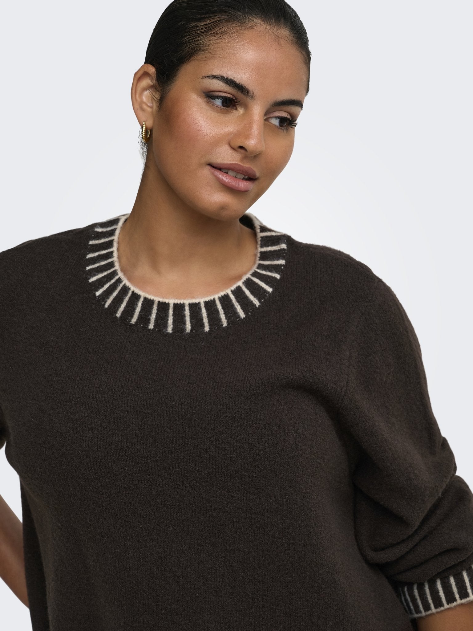 Only Caramkoma Damen Pullover Chocolate Torte