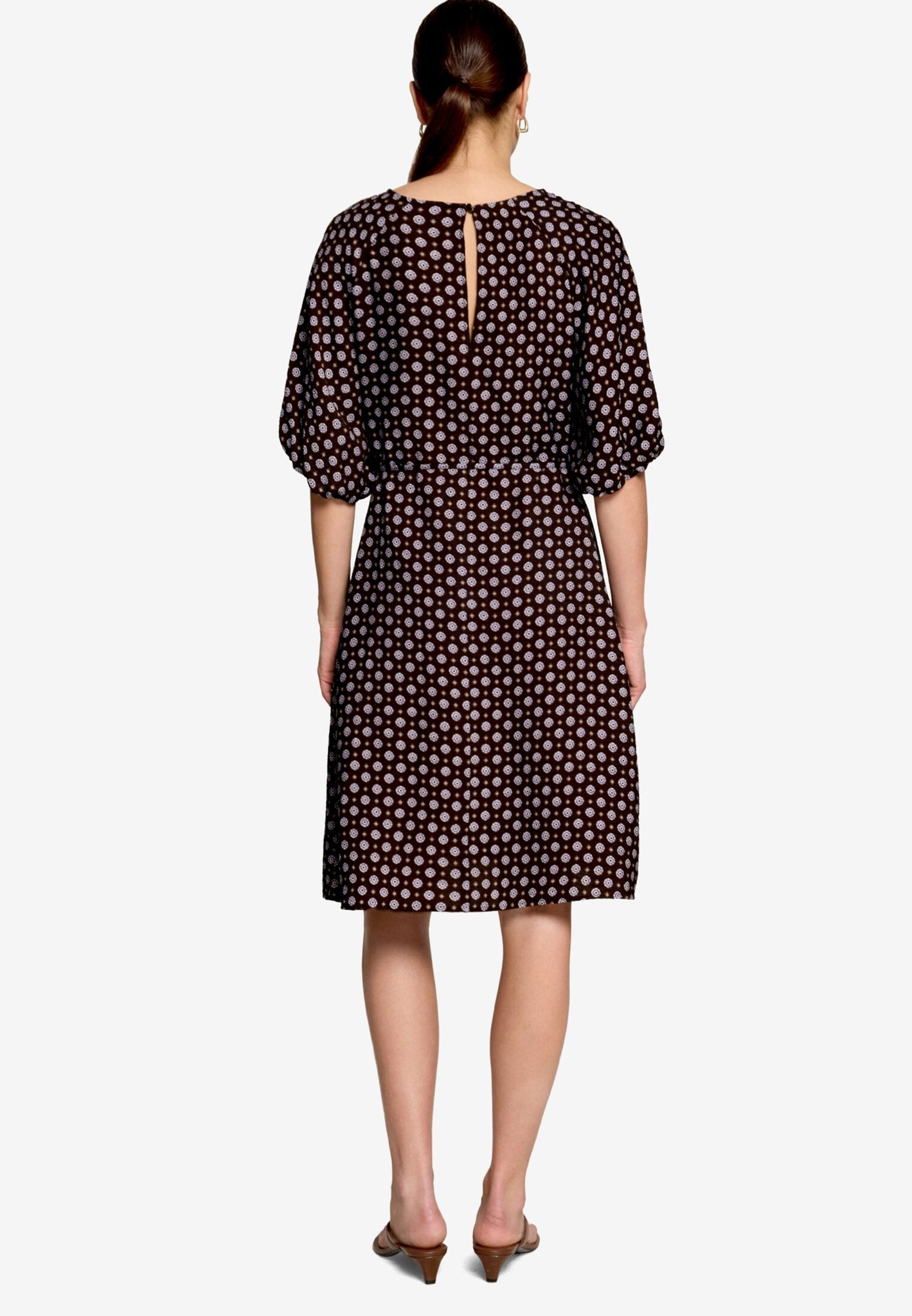 Zero Damen Kleider Brown/Blue