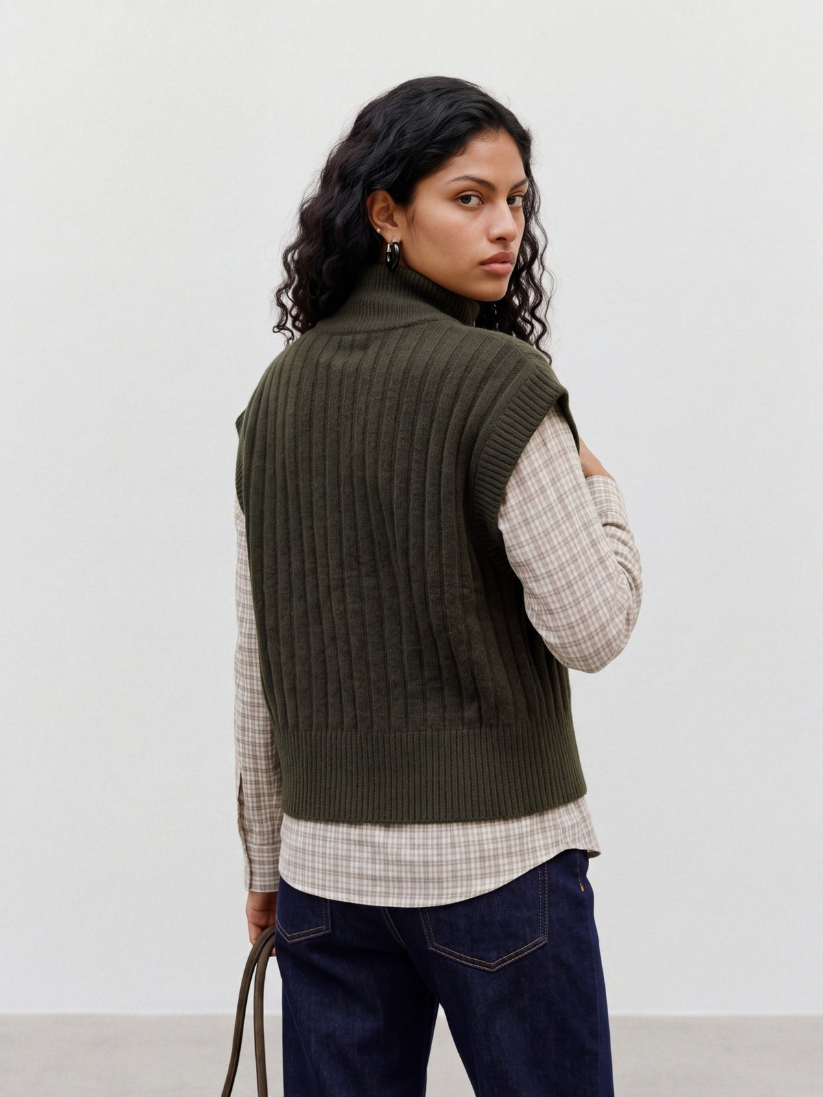 Vero Moda Damen Indoorwesten Forest Night/Me