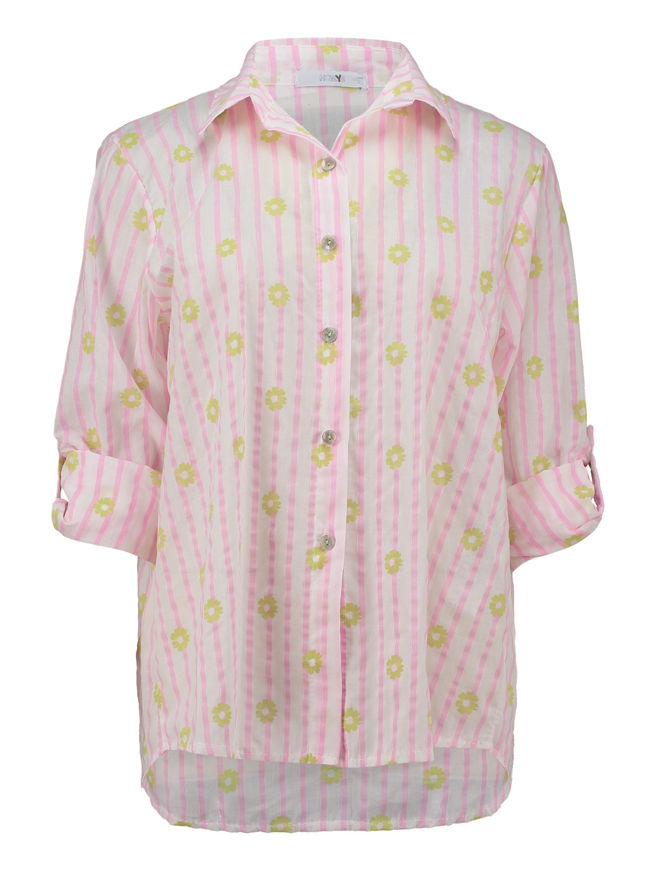 Haily's Damen Blusen Pink Strip