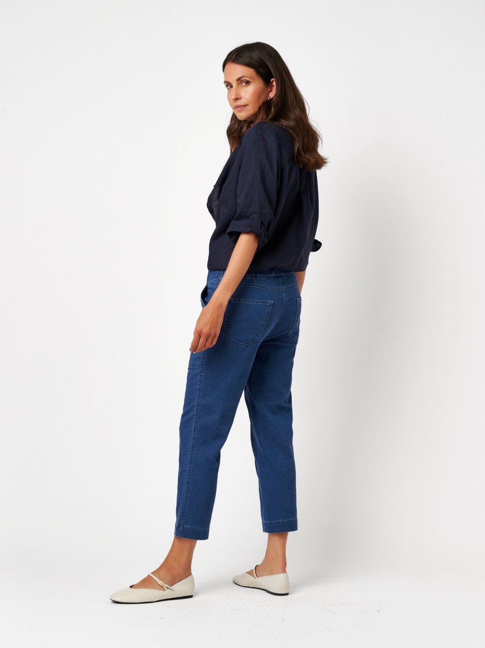 Toni Dress Damen Hosen Blue