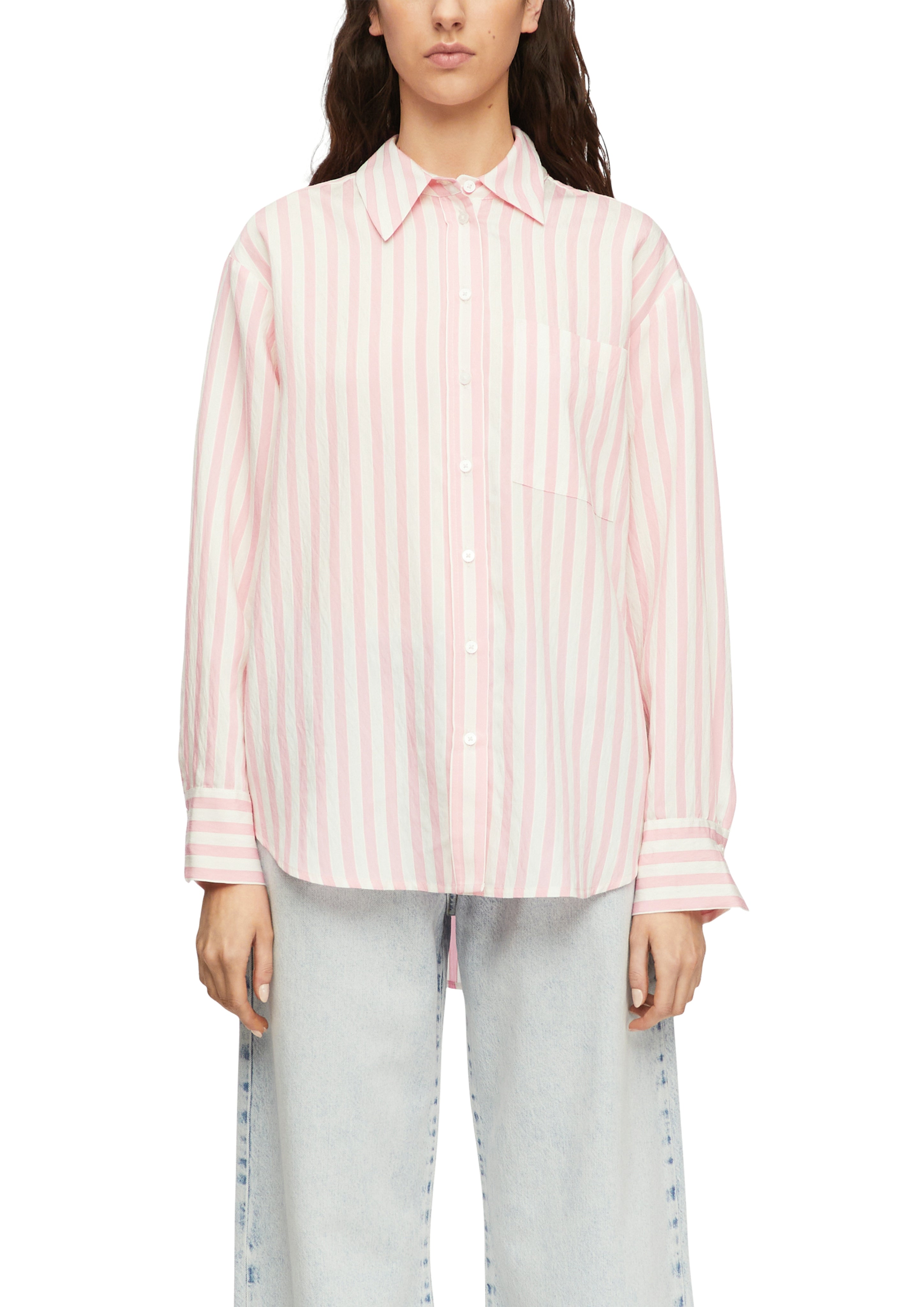 Comma Damen Blusen Lilac/Pink