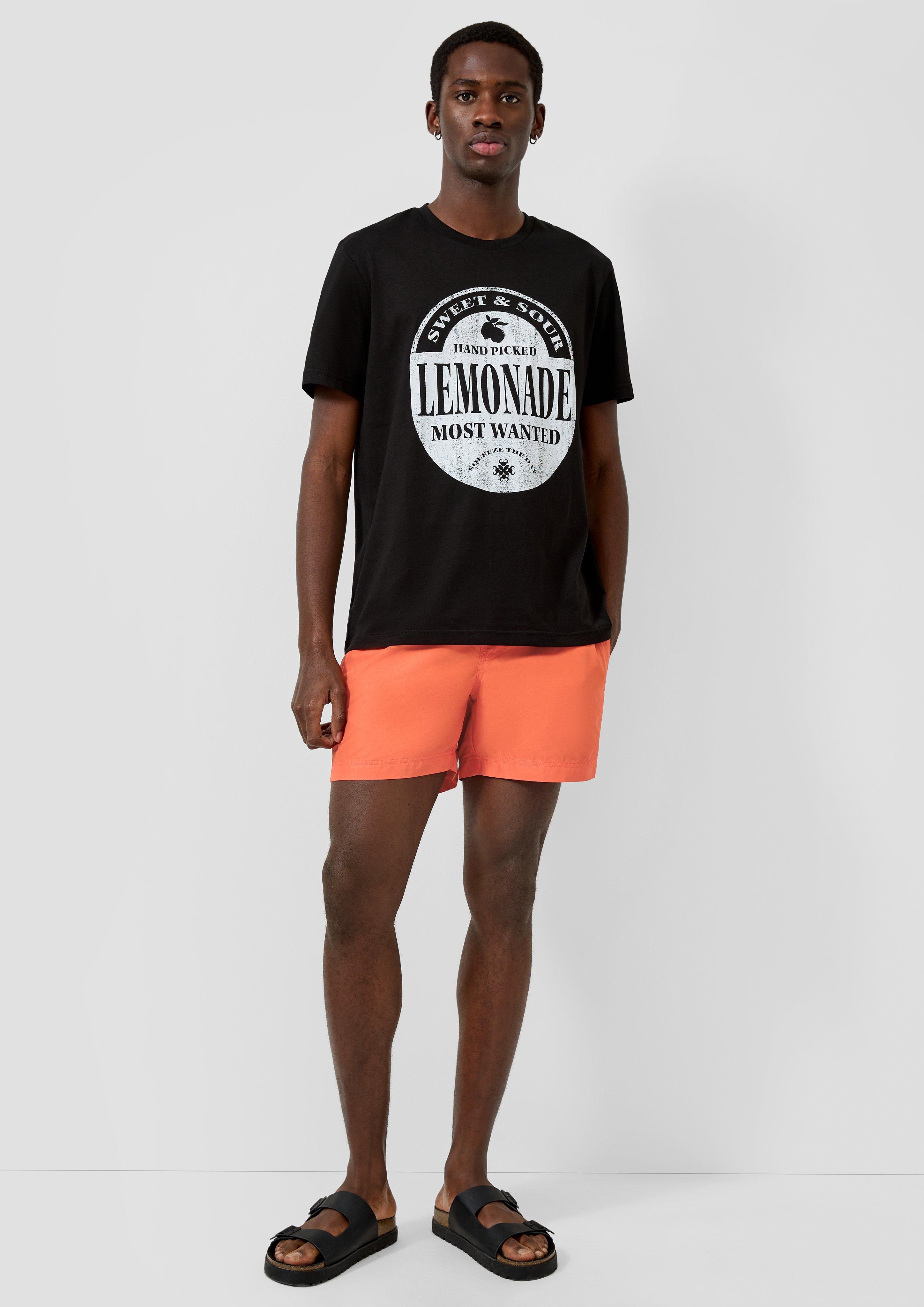 QS by S.Oliver Herren T-Shirts kurz Grey/Black