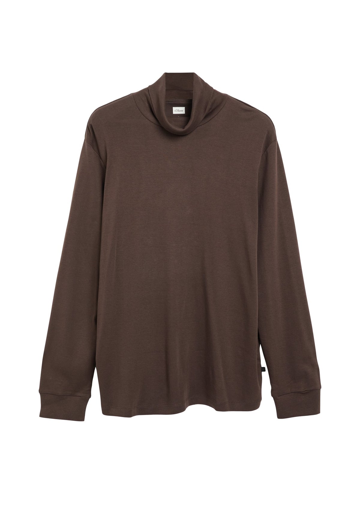 S. Oliver red Herren T-Shirts lang  Brown