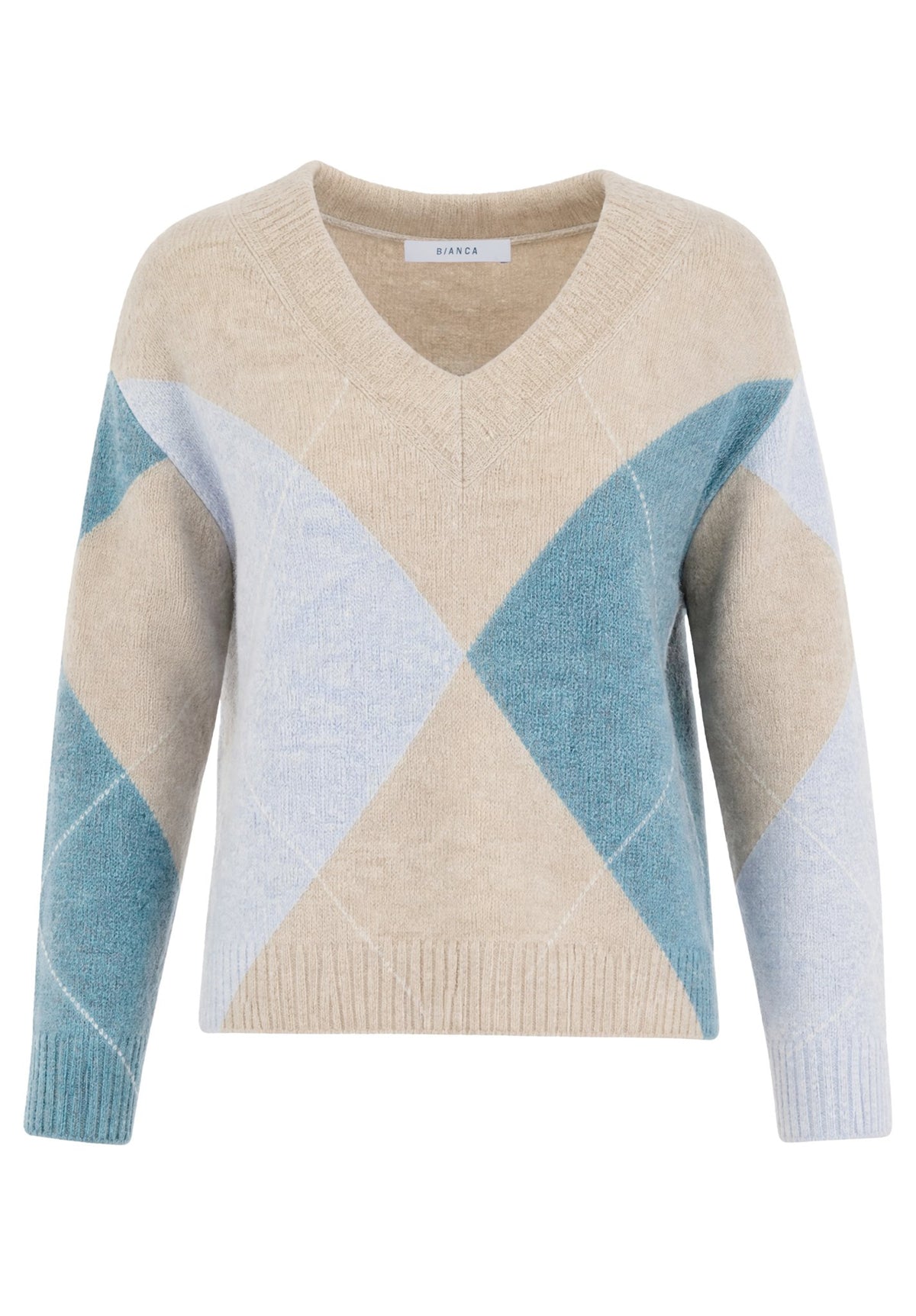 Bianca Damen Pullover Grey Mix