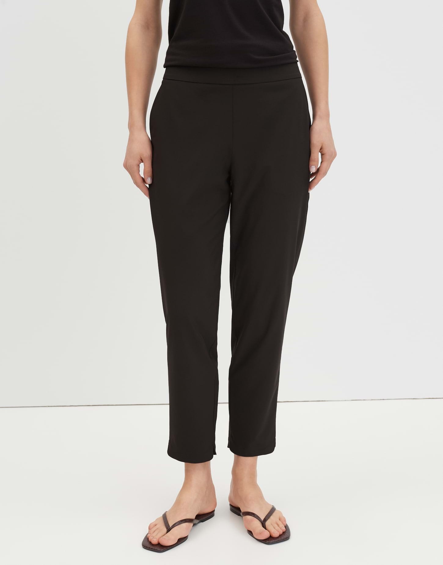 Someday Damen Hosen Dark Truffle