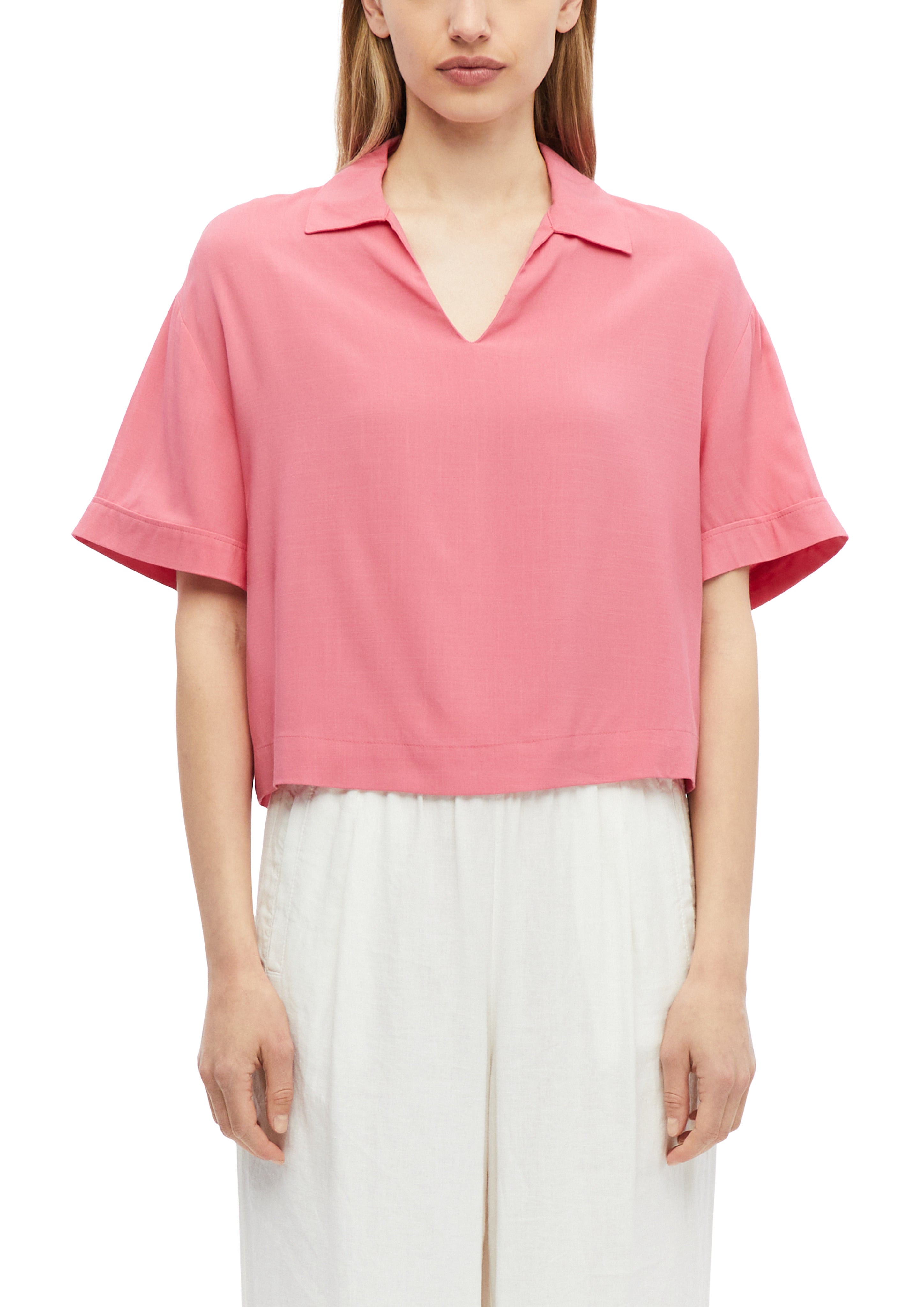 S. Oliver red Damen Blusen kurz Lilac/Pink